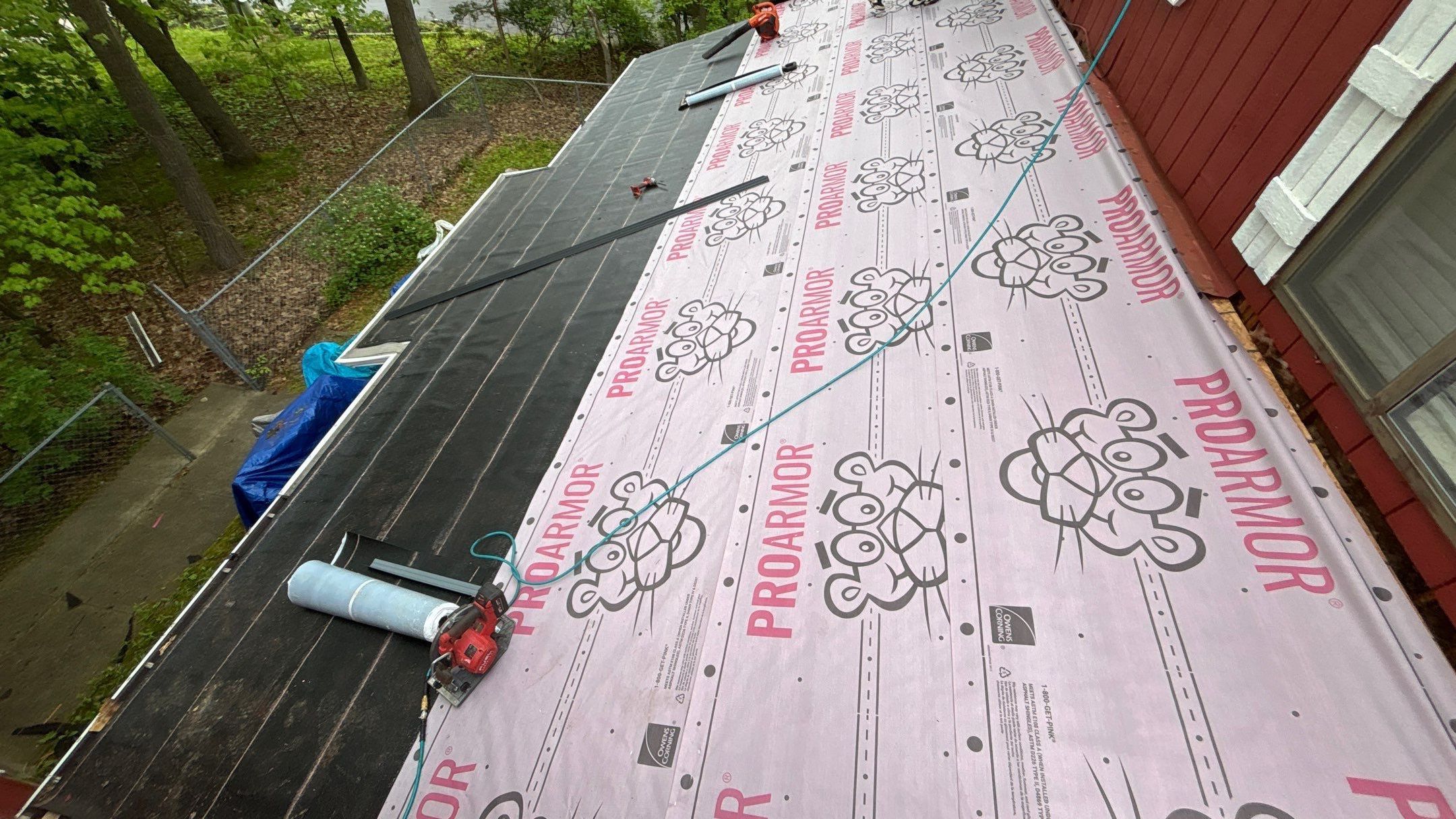 Roof Replacement using Owens Corning Storm Cloud by 180 Contractors