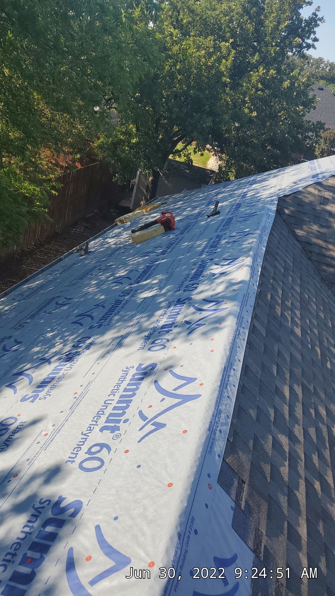 Residential Roofing Installation using ATLAS Pinnacle Pristine Shingles by Harvey Roofing & Construction