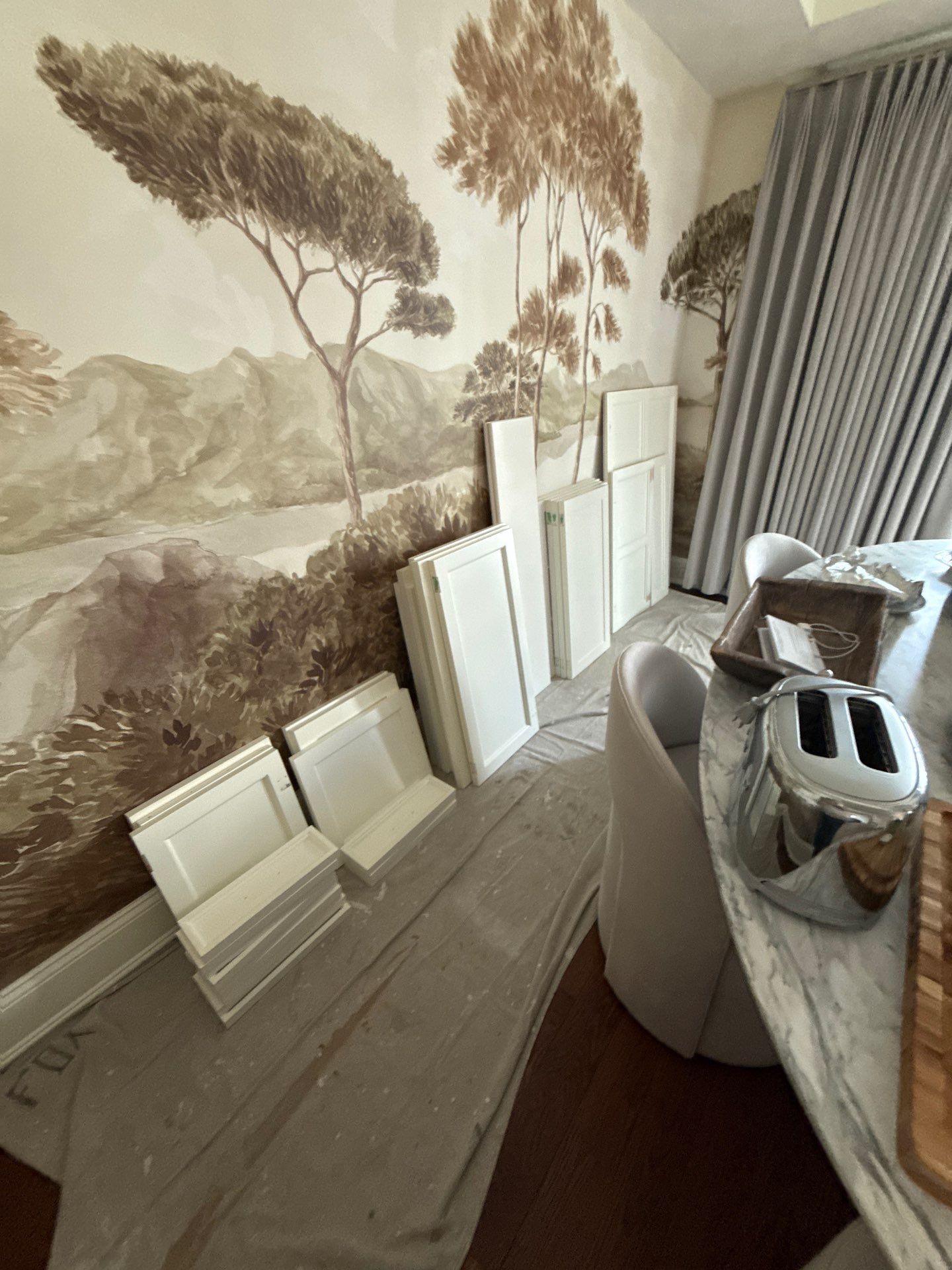 Water Damage Repairs in Luxury Kitchen and Primary Bathroom by Fox Hill Luxury Real Estate Services