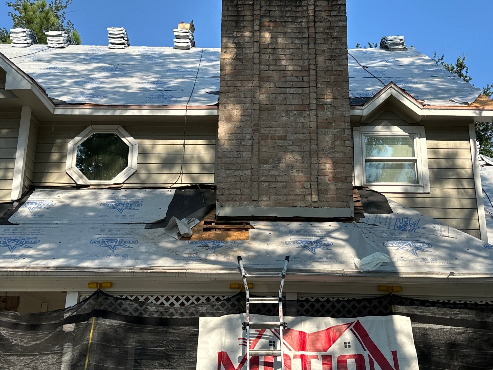 Project in Houston by Motion Roofing