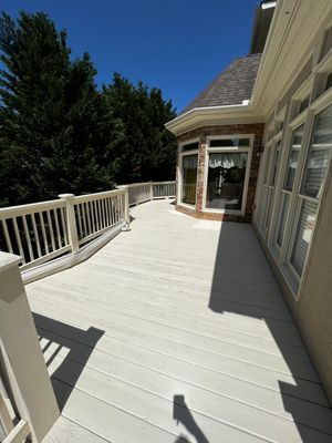 Exterior Painting and Wood Deck Staining in Alpharetta