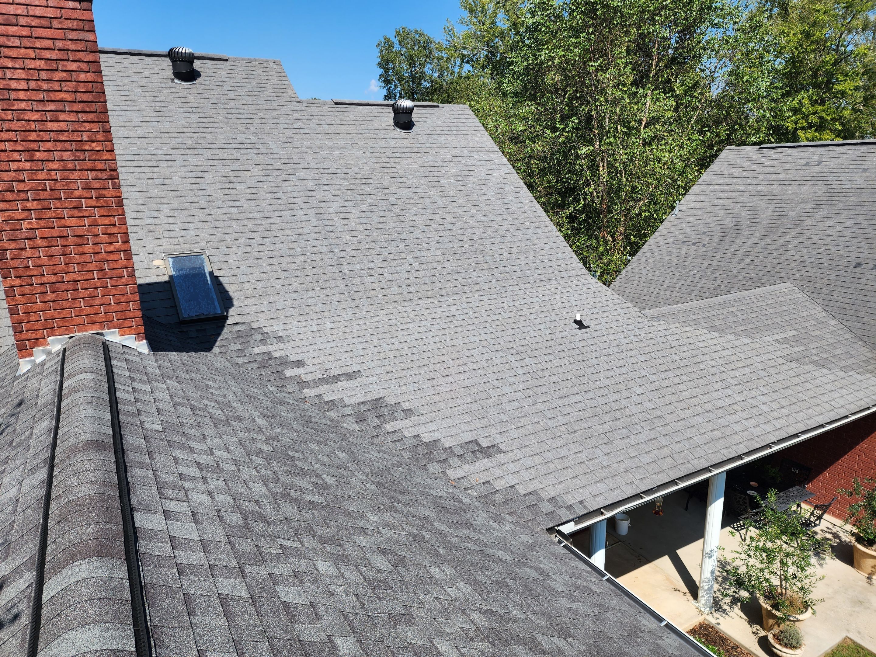 Residential Roofing Repair using CertainTeed XT25: Moire Black by Hostetler Roofing