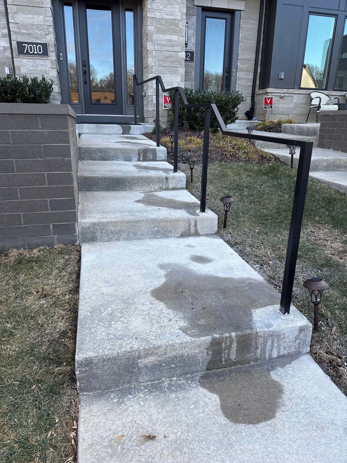 Minimalist Custom Handrail with Square & Rectangular Tubing – Bethesda, MD by Capitol Iron Works