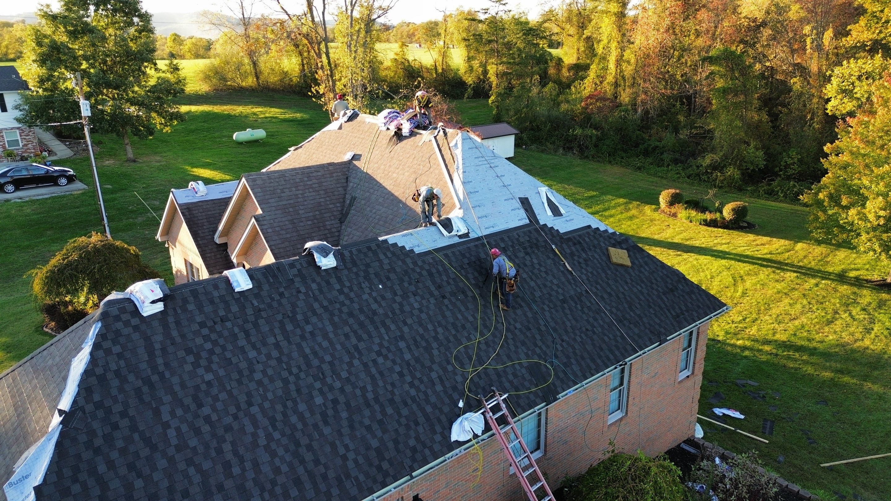 Residential Roofing Installation using Timberline HDZ Shingles - Appalachian Sky by RoofX 