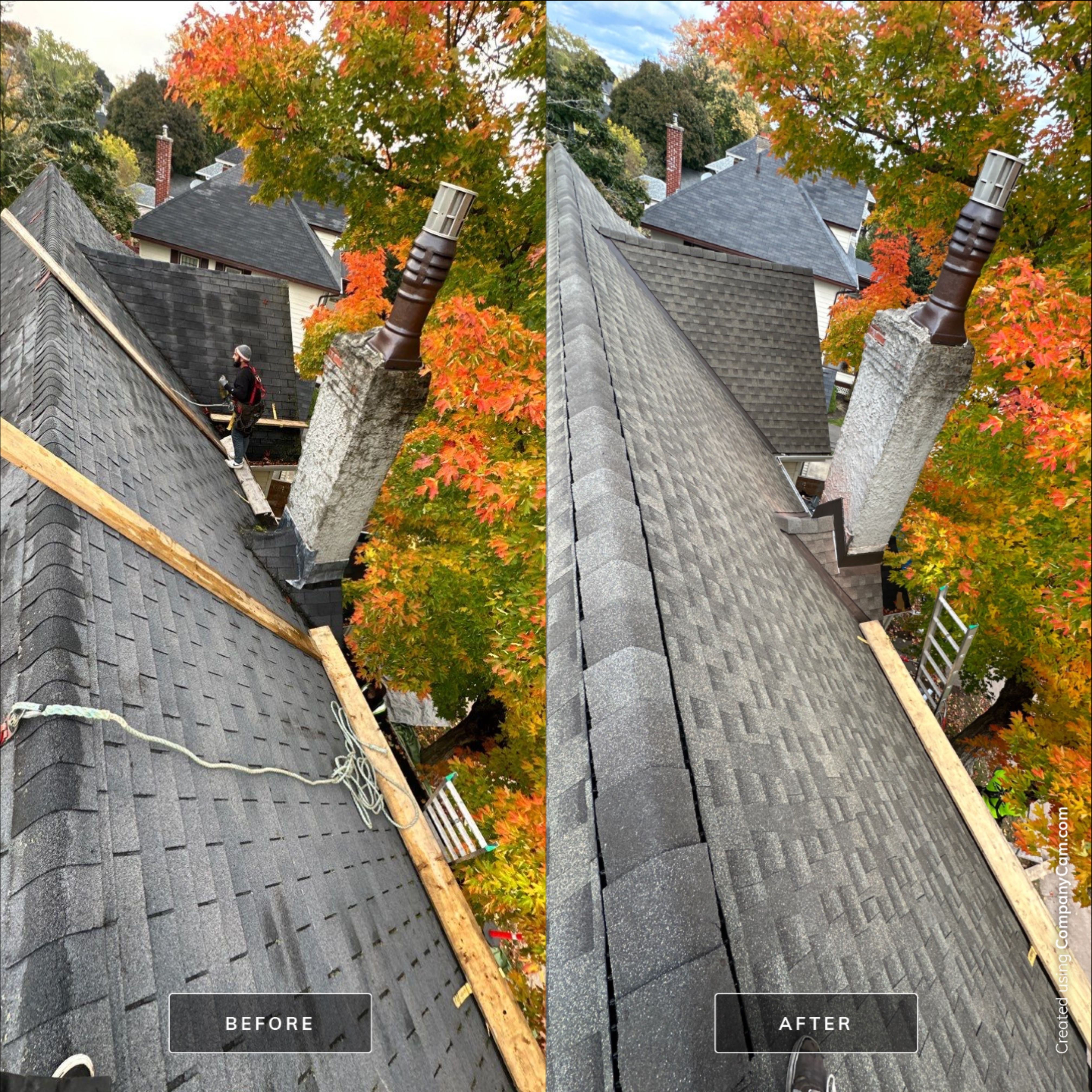 Residential Roofing Installation using Asphalt GAF HDZ by Artisan Roofing & Home Improvements Inc.