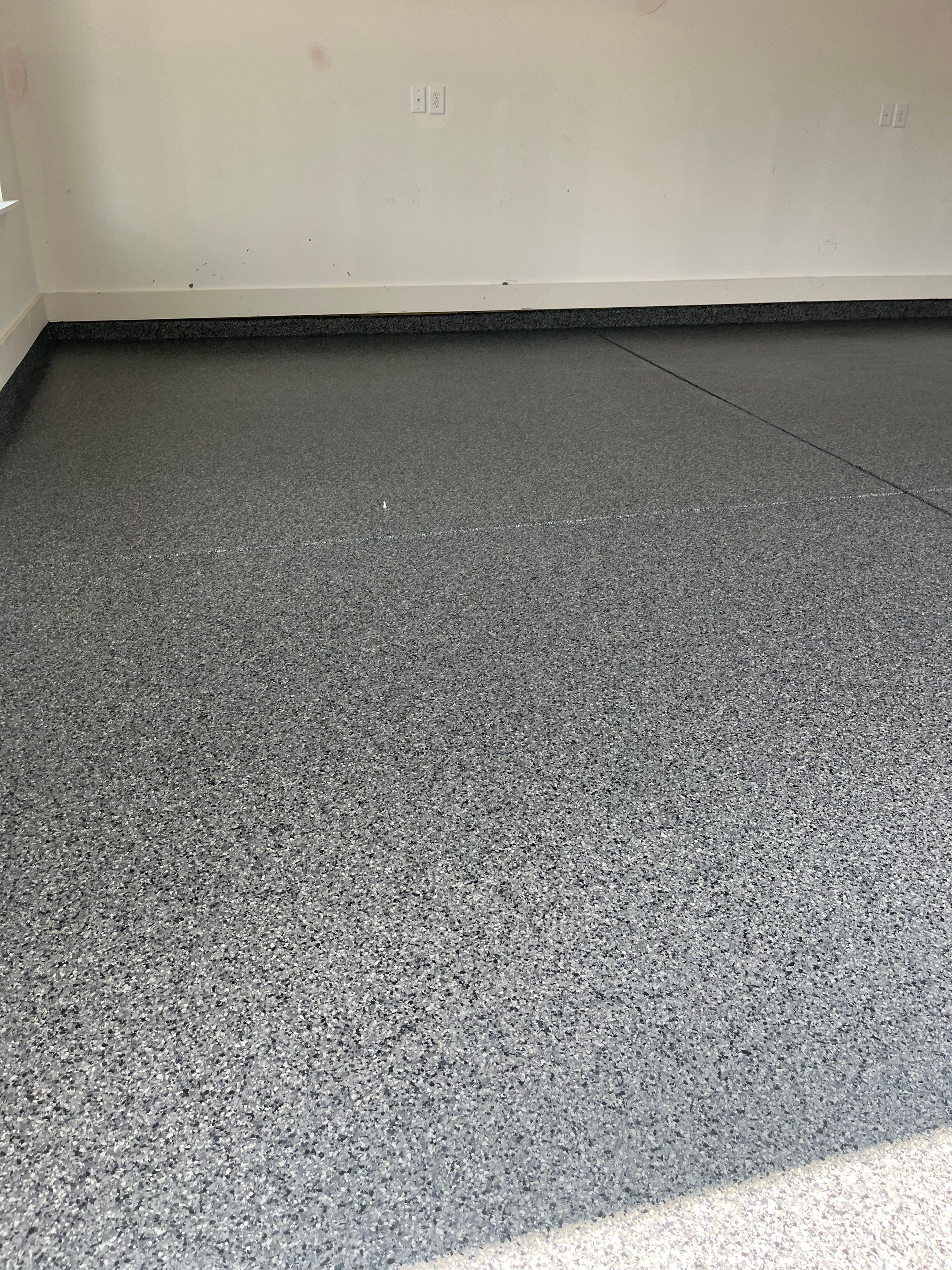 Garage Floor Coating using Nightfall by My Garage Floor Guys