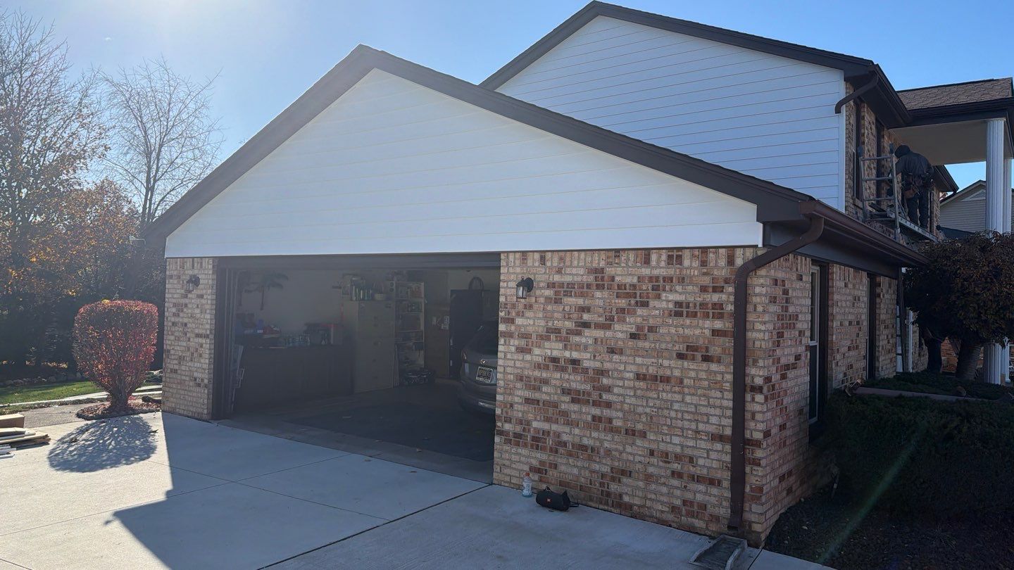 Siding Replacement using Ascend Glacier White by 180 Contractors