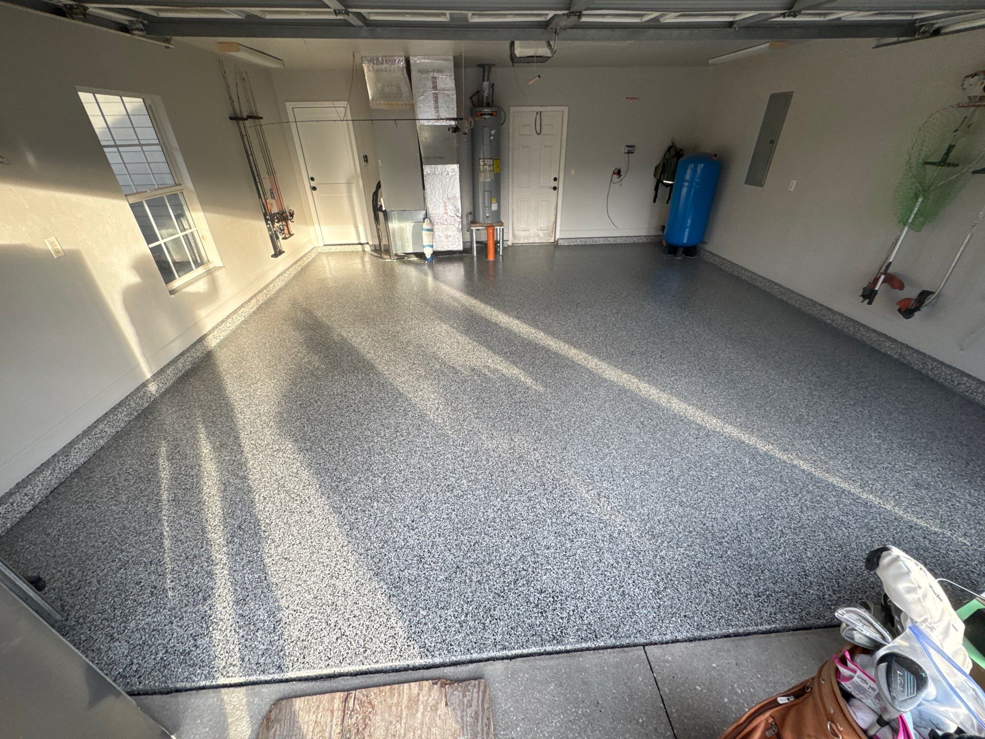 Garage in High Springs, FL in Domino by Cross Creek Concrete Coatings