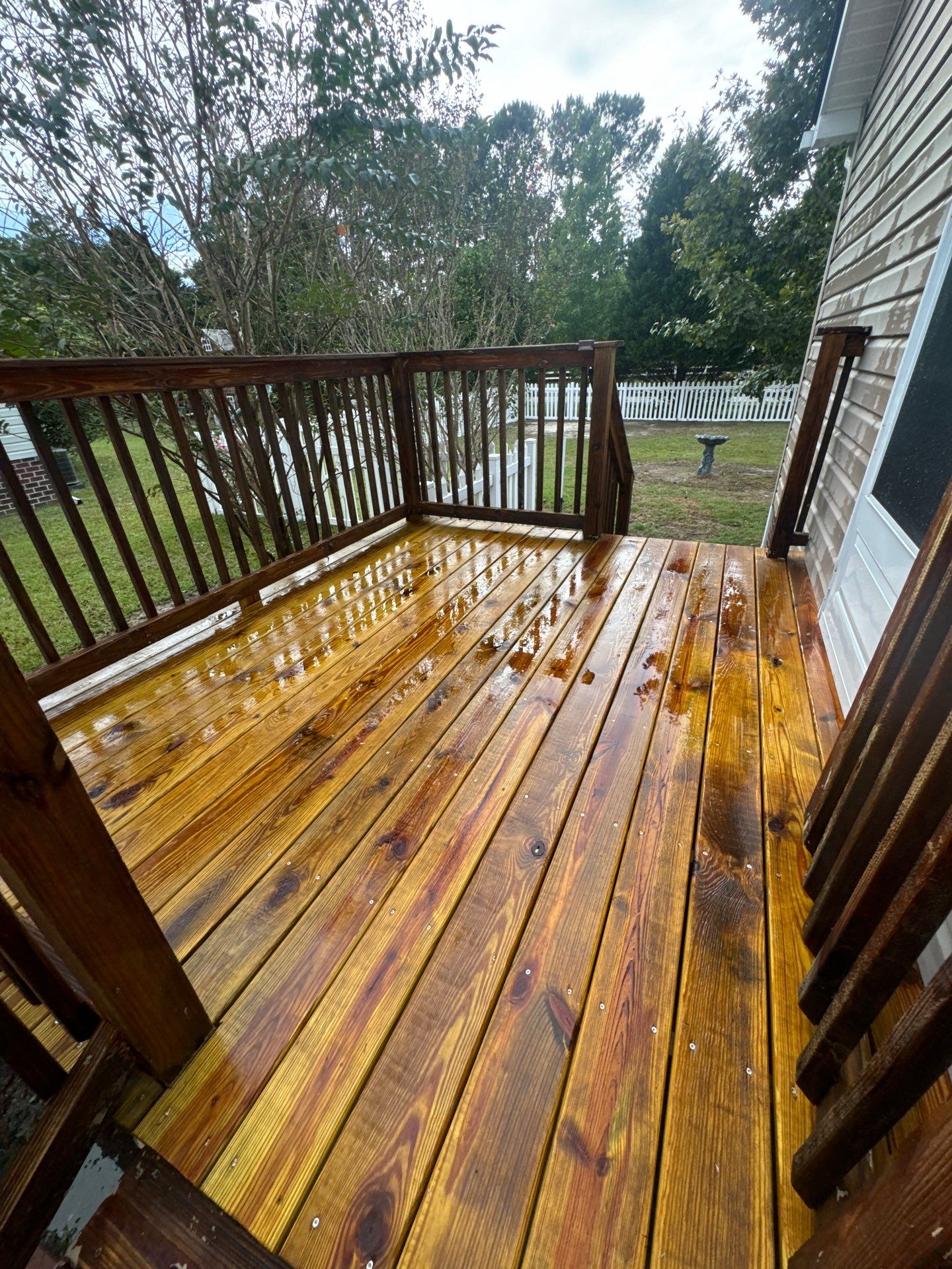 Painted Deck using Wood Sealant by DuraSeal