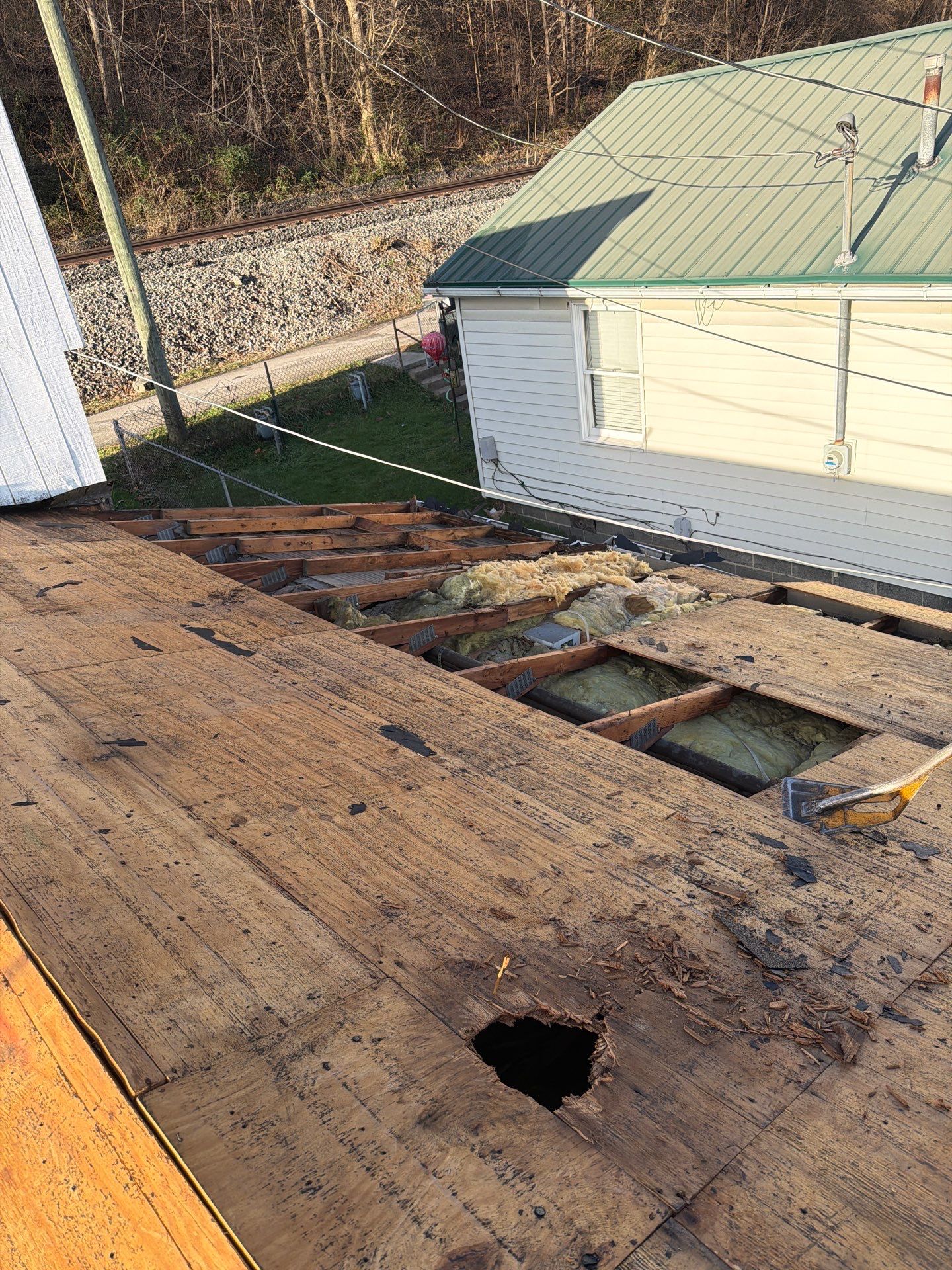 Residential Roofing Installation using GAF Timberline HDZ Oyster Grey by Rainstoppers Roofing