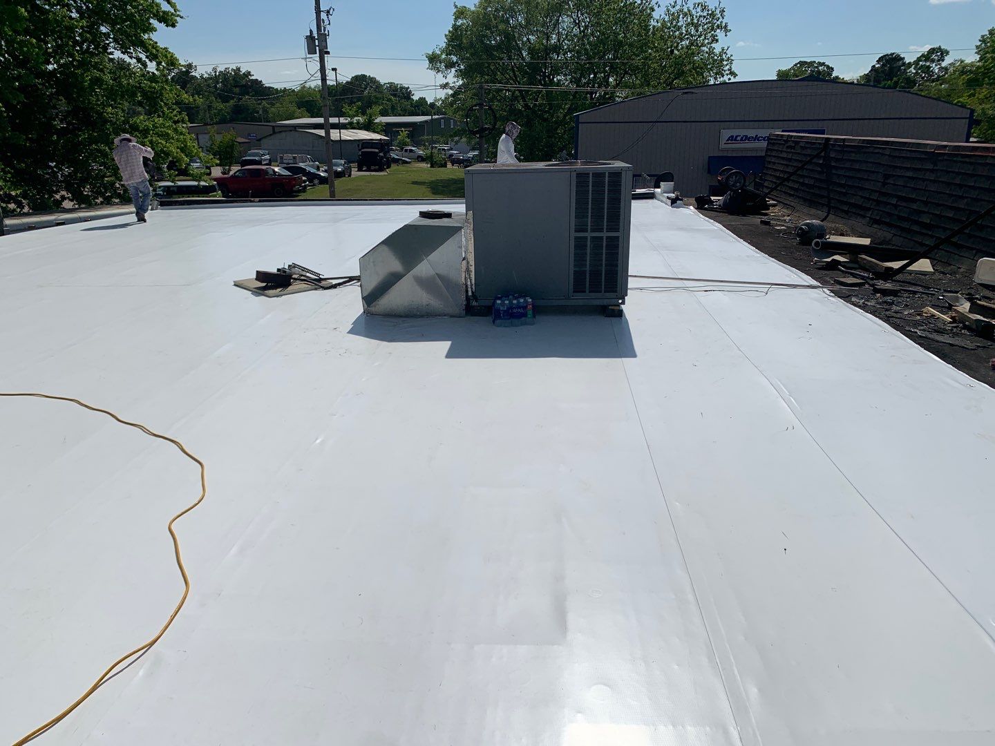 Store Building in Hope by Hostetler Roofing