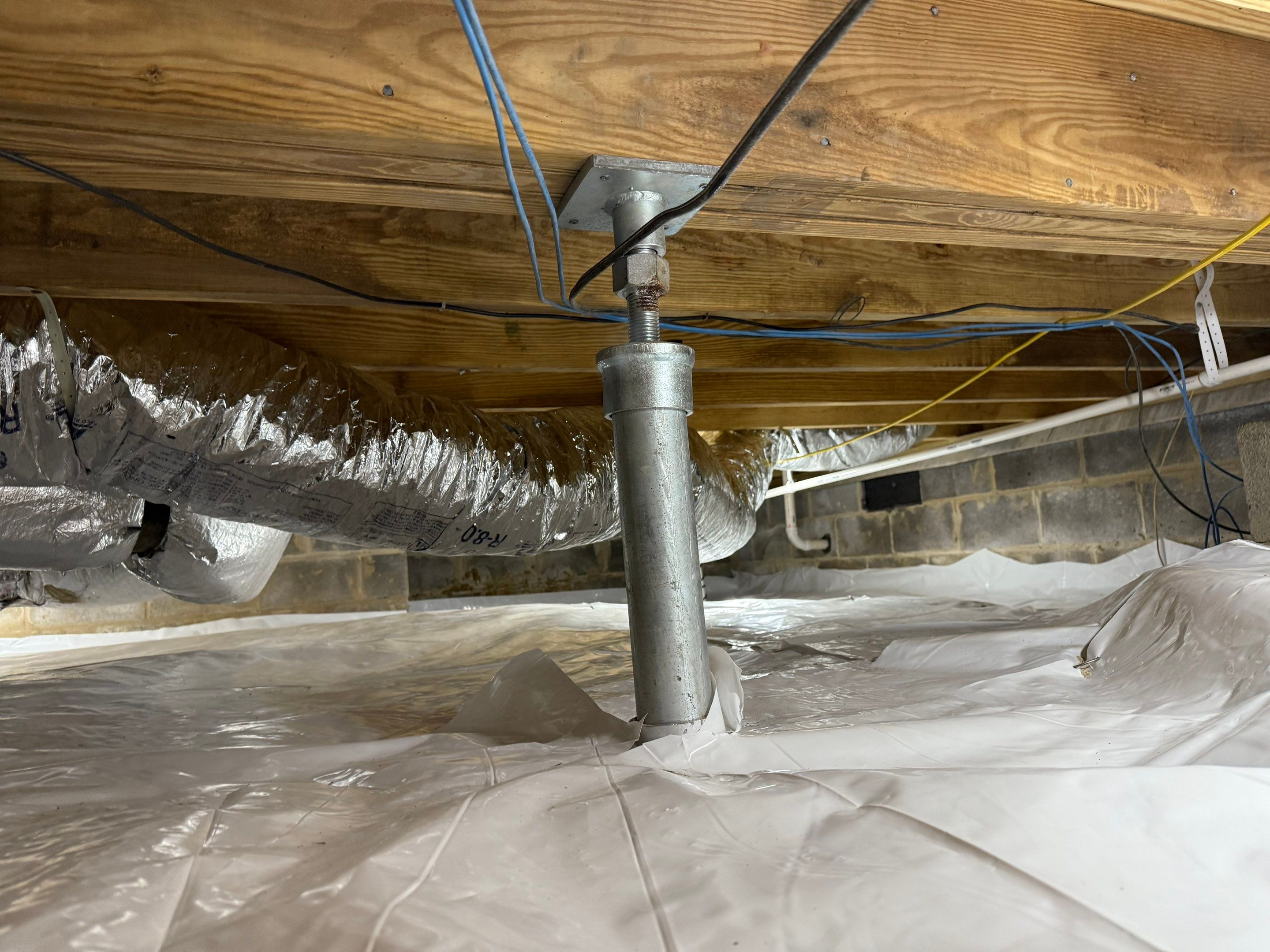 Project in Carrsville by Patriot Crawl Space Repairs