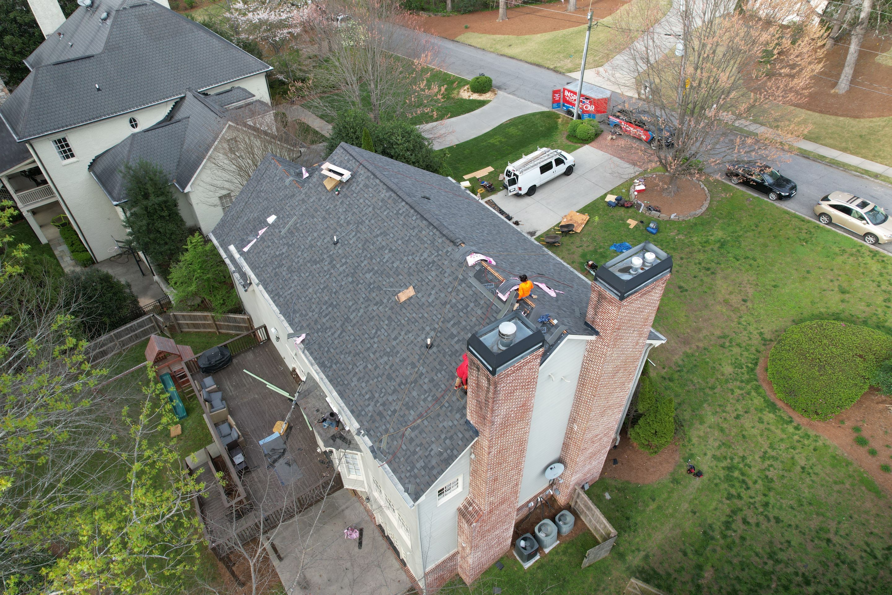 Residential Roofing Installation using Owens Corning by Inspector Roofing and Restoration