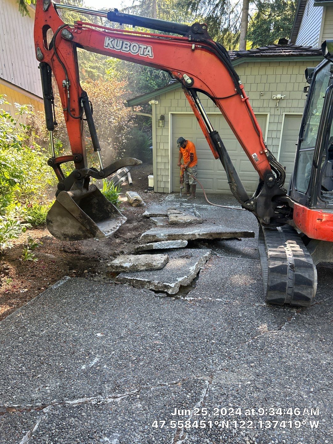 Kate | Concrete Driveway & Walkway by Jireh Asphalt & Concrete Inc 
