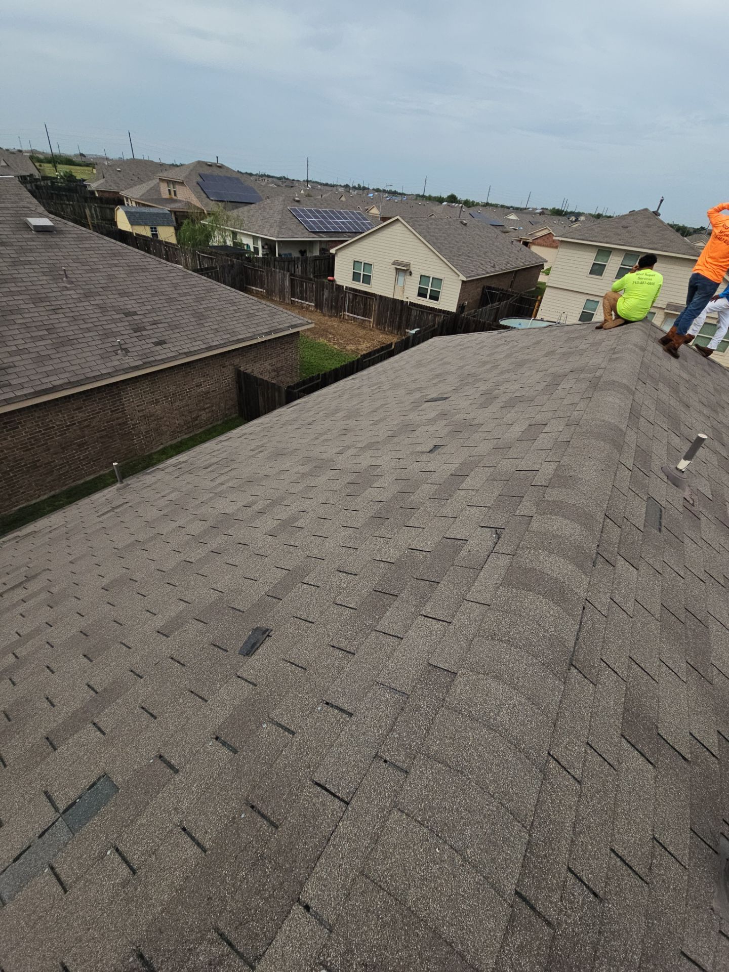 Residential Roofing Repair using Owen's Corning Duration (Lifetime) Shingles by Roof Repair Company