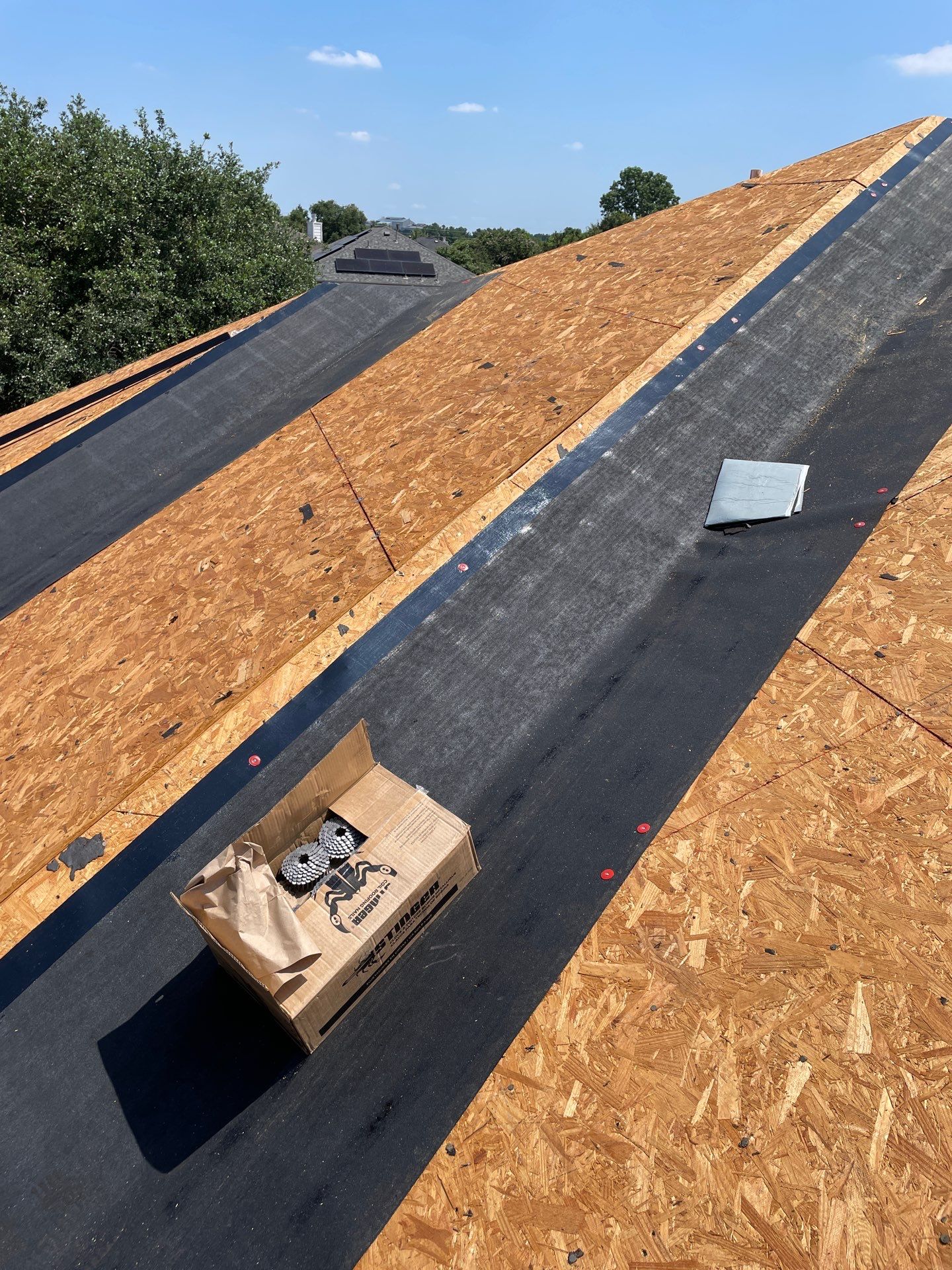 Residential Roofing Installation using Owen's Corning Duration (Lifetime) Shingles by Roof Repair Company