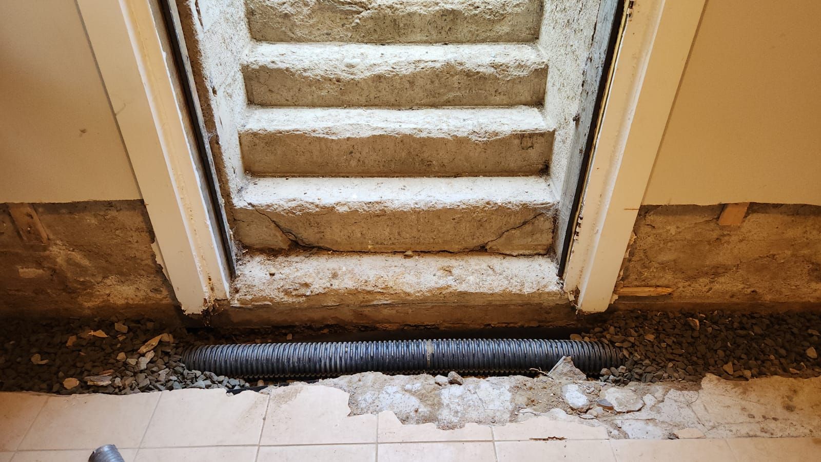 Interior French Drain Newton NJ by Pure Service Pro, LLC 