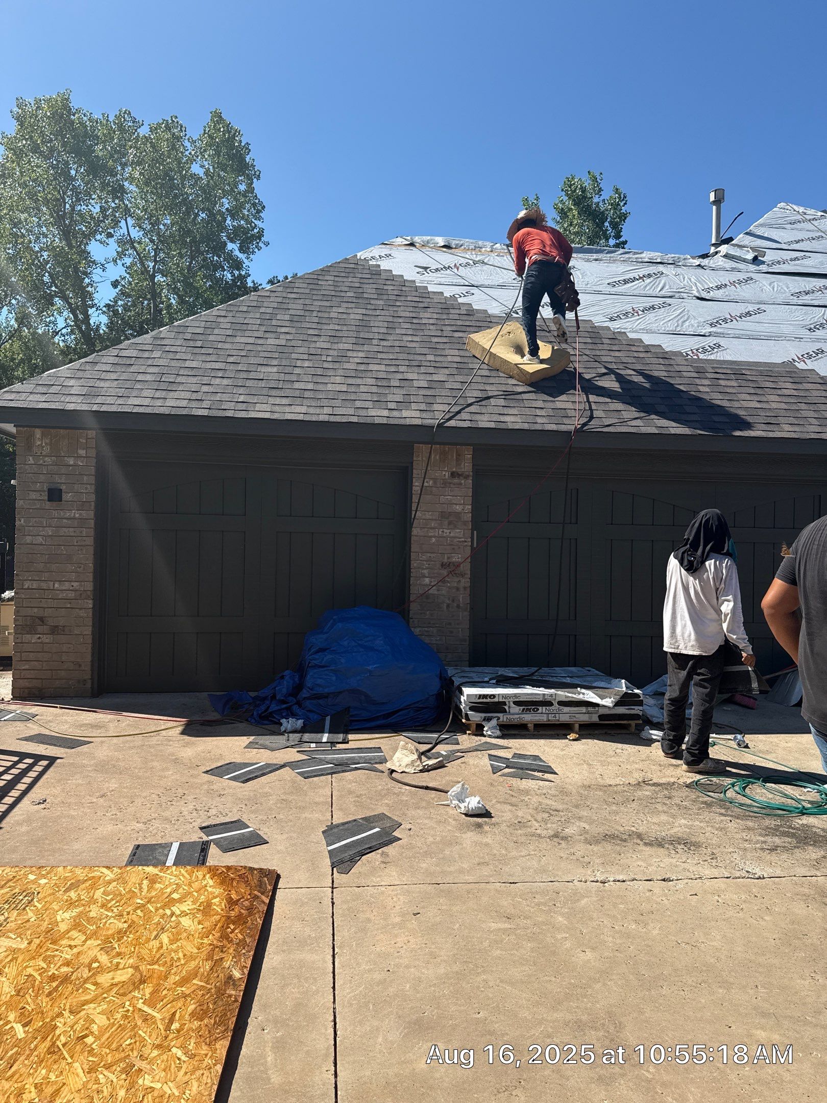 Residential Roofing Installation using IKO by Castillo Roofing