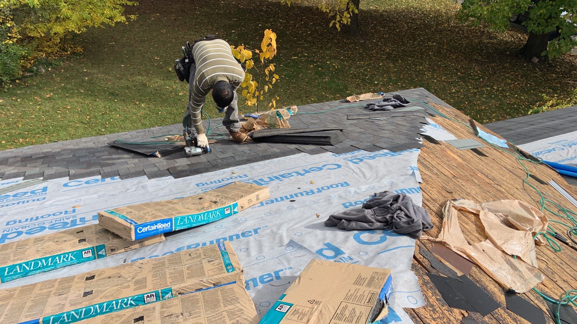 Roof Replacement using CertainTeed Landmark by 180 Contractors