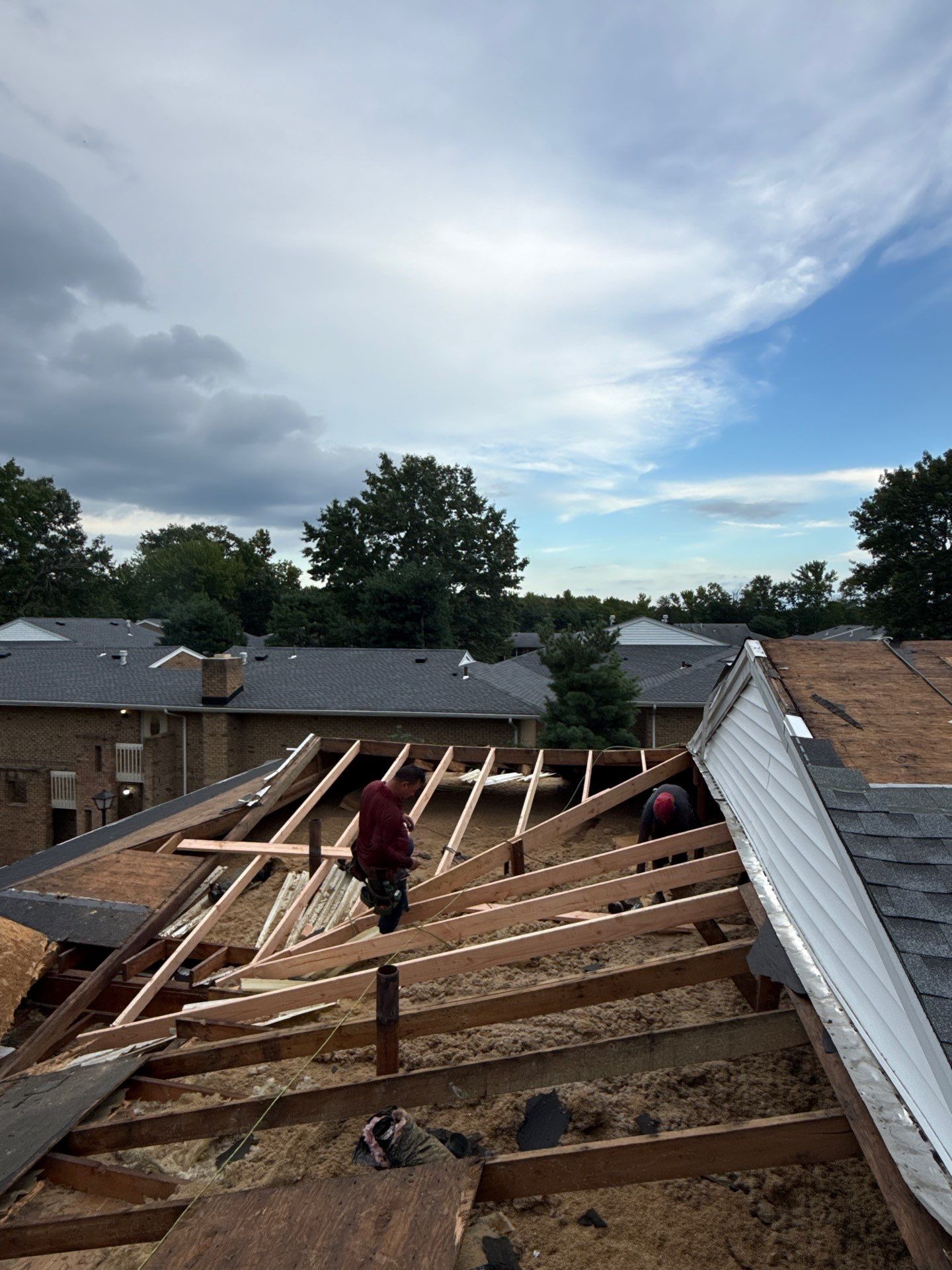Apartment Complex Roof Replacement and Decking Repair in North Brunswick by JVW ROOFING