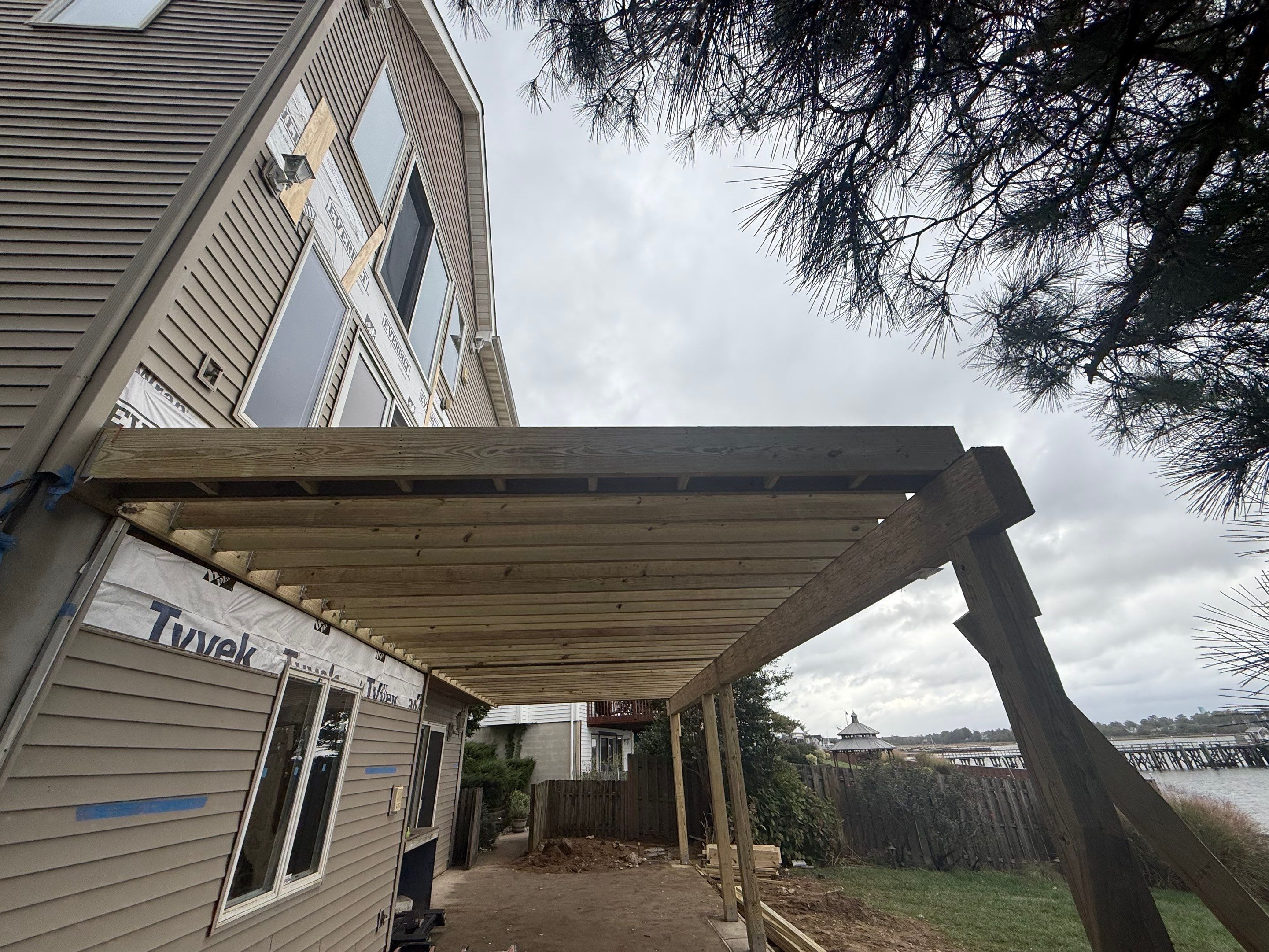 Waterfront deck In Keyport  by deck guardian