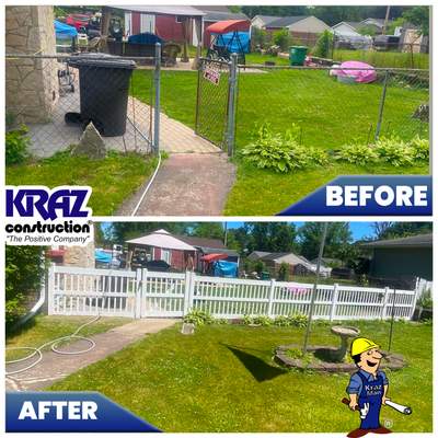 Chain-Link Fence Upgrade to Vinyl Fence