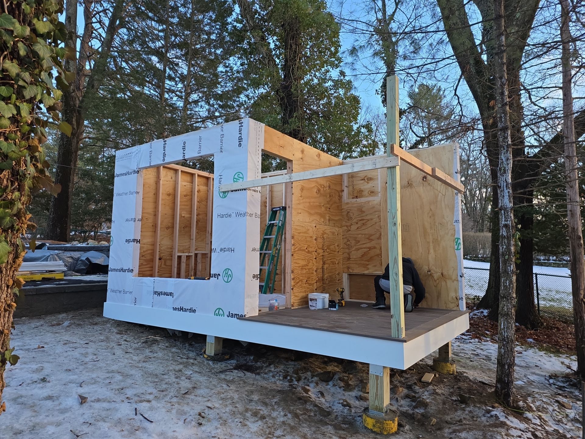 Sauna Project in Sudbiry Ma by UBrothers Construction