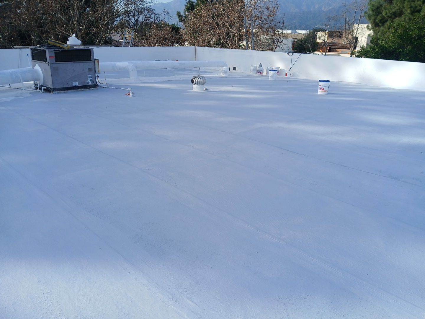 Silicone Coating - Commercial Property in Irwindale by Hull Brothers Roofing