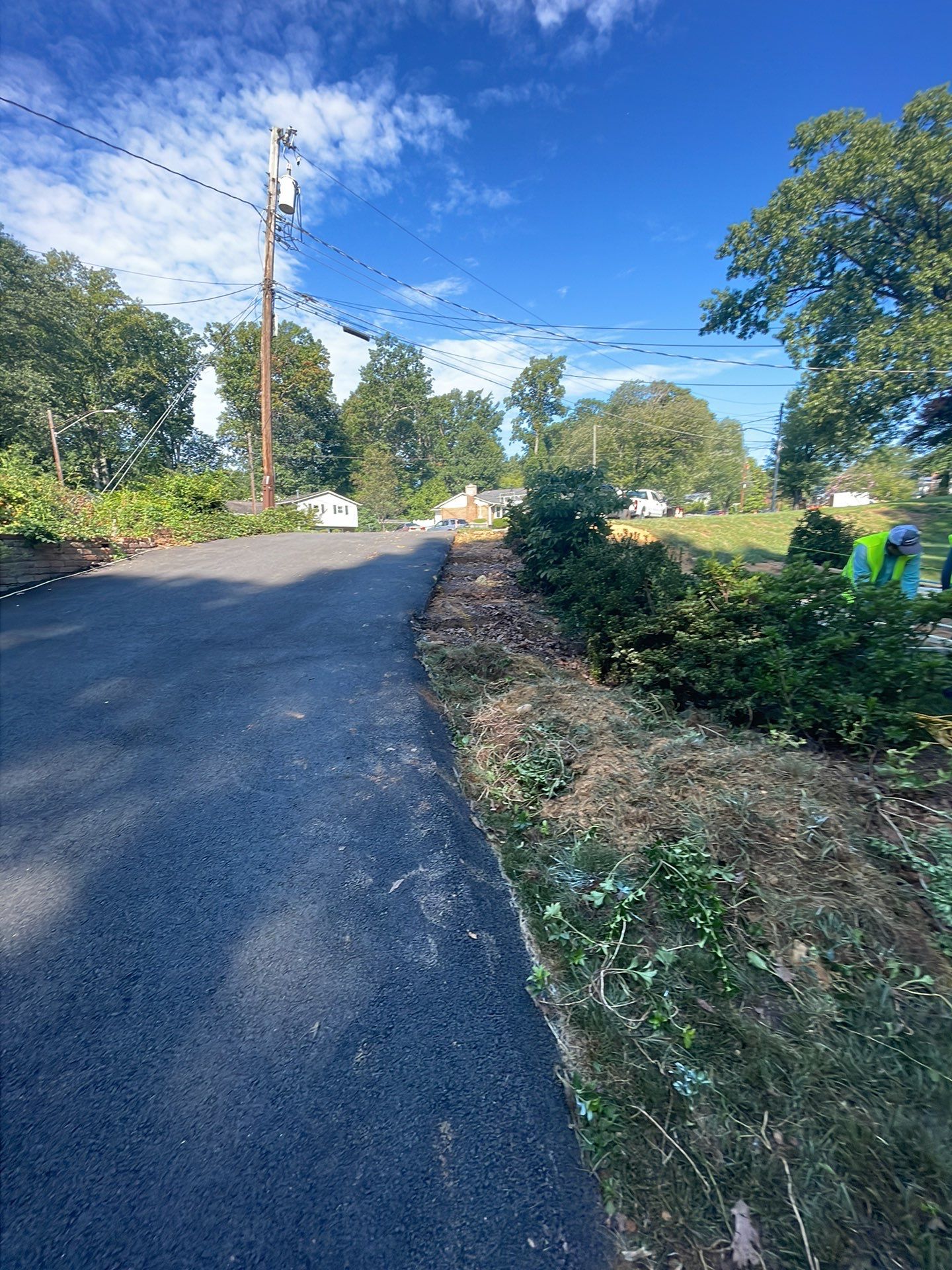 New walkway with stairs and a new front porch by Fairfax Contractors, LLC
