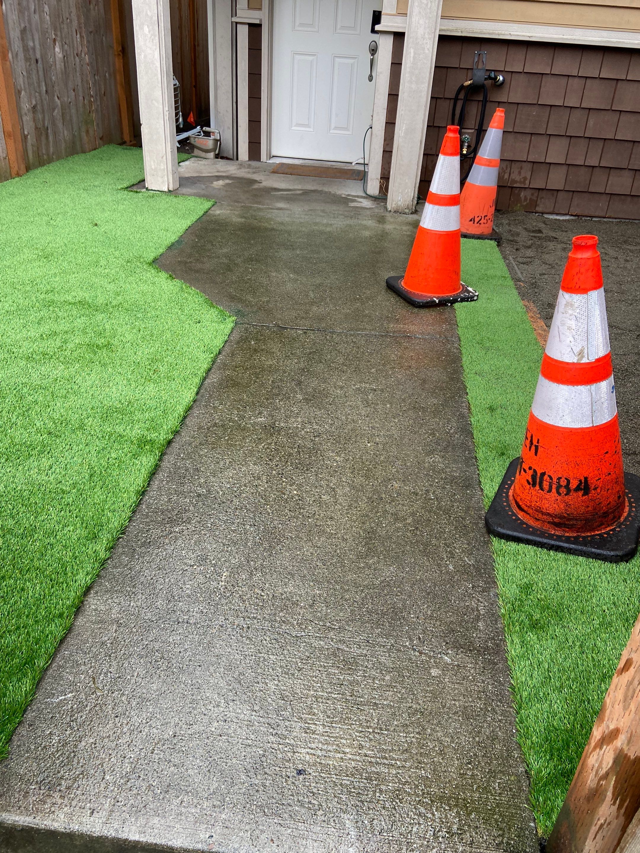 Paver Walkway & Turf Installation | Seattle  by Jireh Asphalt & Concrete Inc 