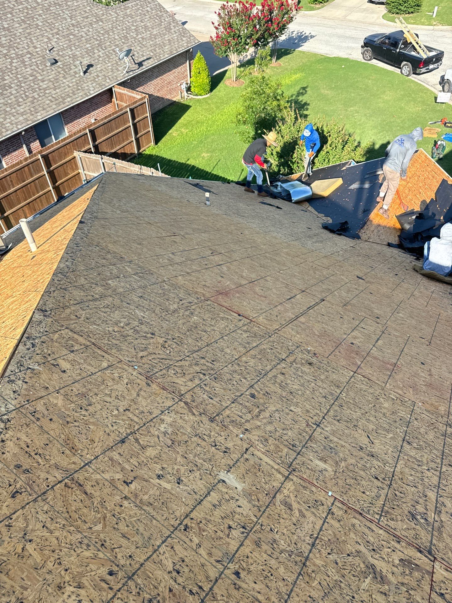 Project in Weatherford by Lonestar Roofing and Restoration LLC.