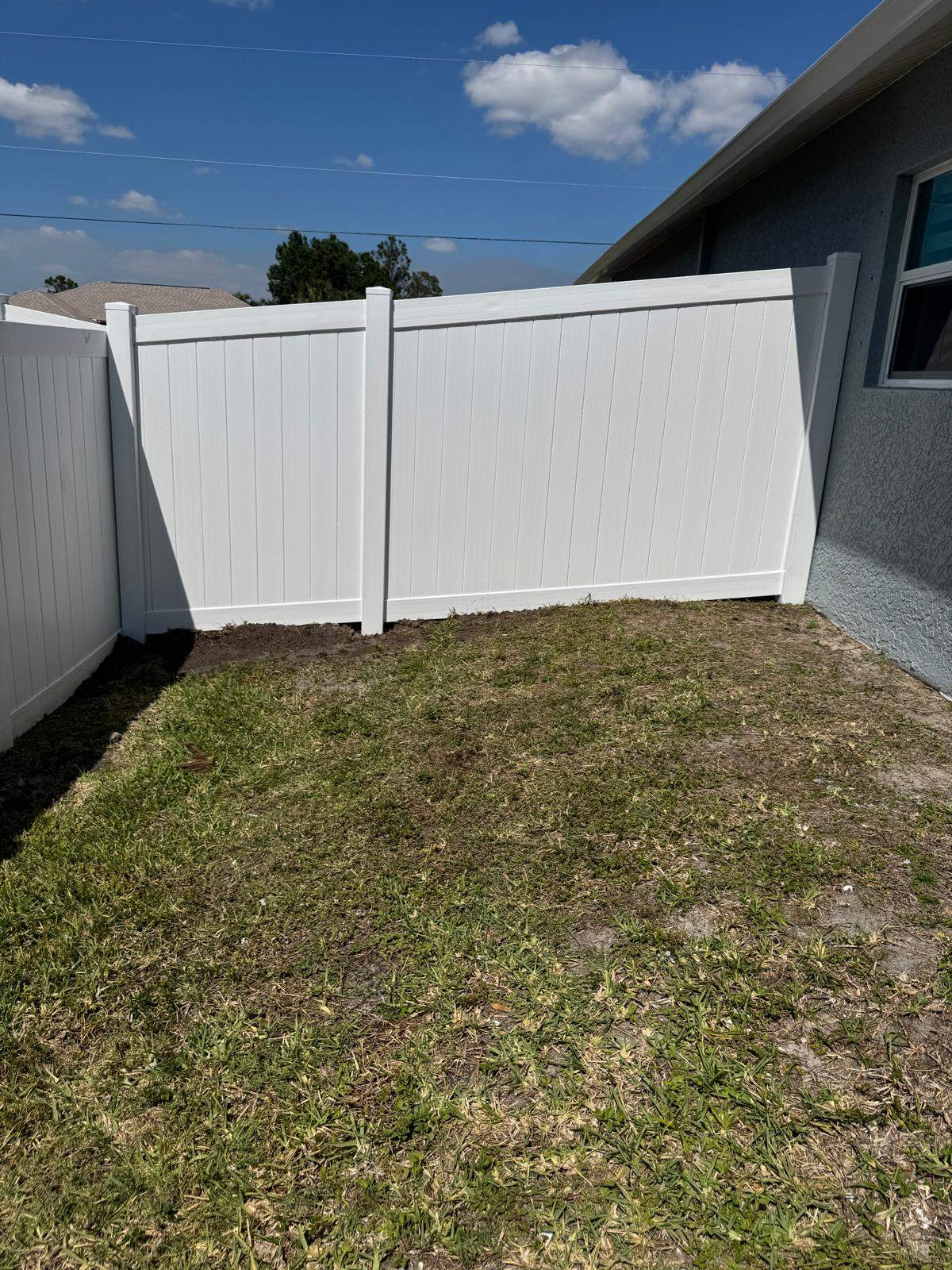 Vinyl Fence in North Port  by True Fence LLC