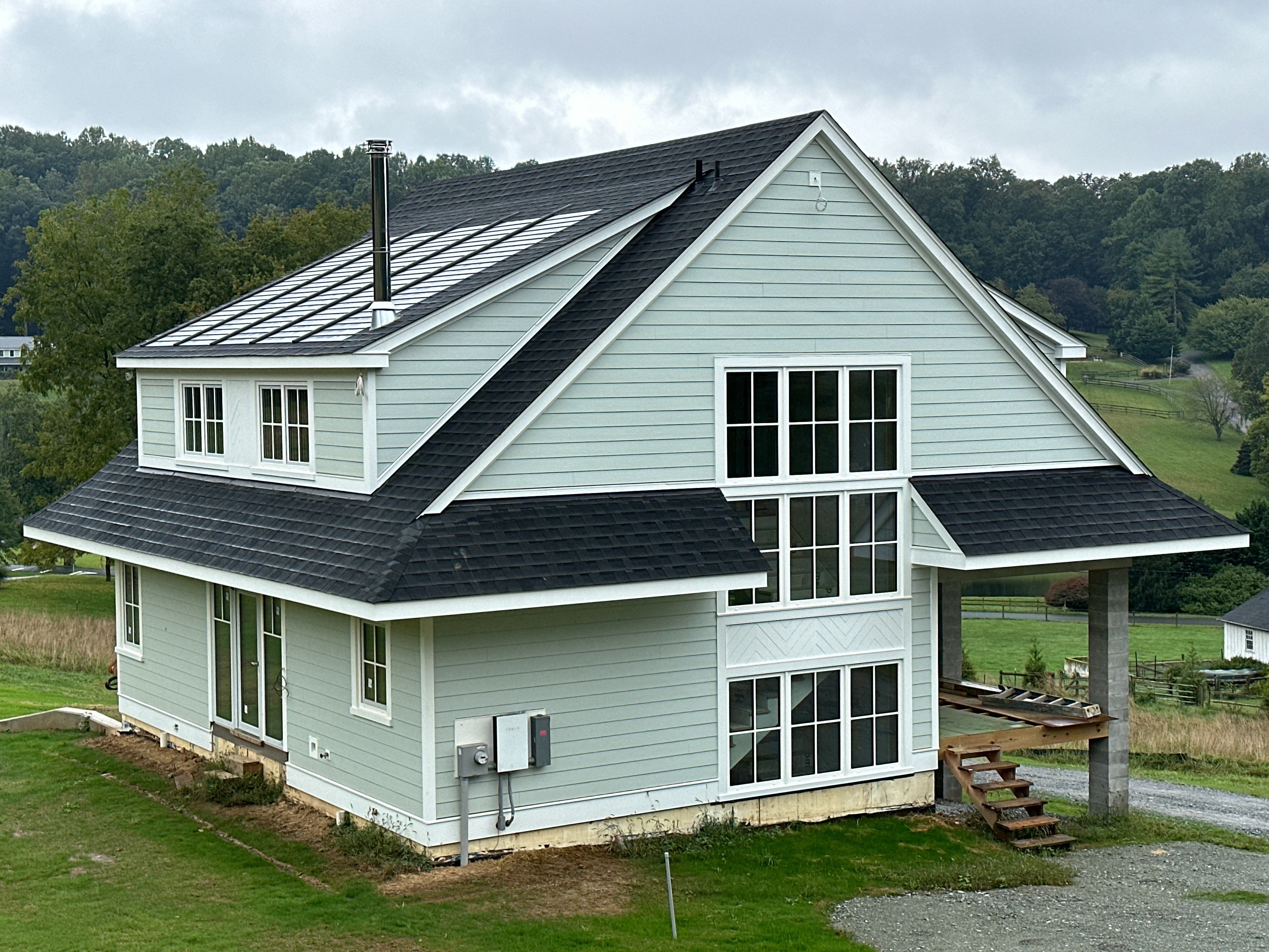 GAF Timberline Solar on New Construction by American Home Contractors