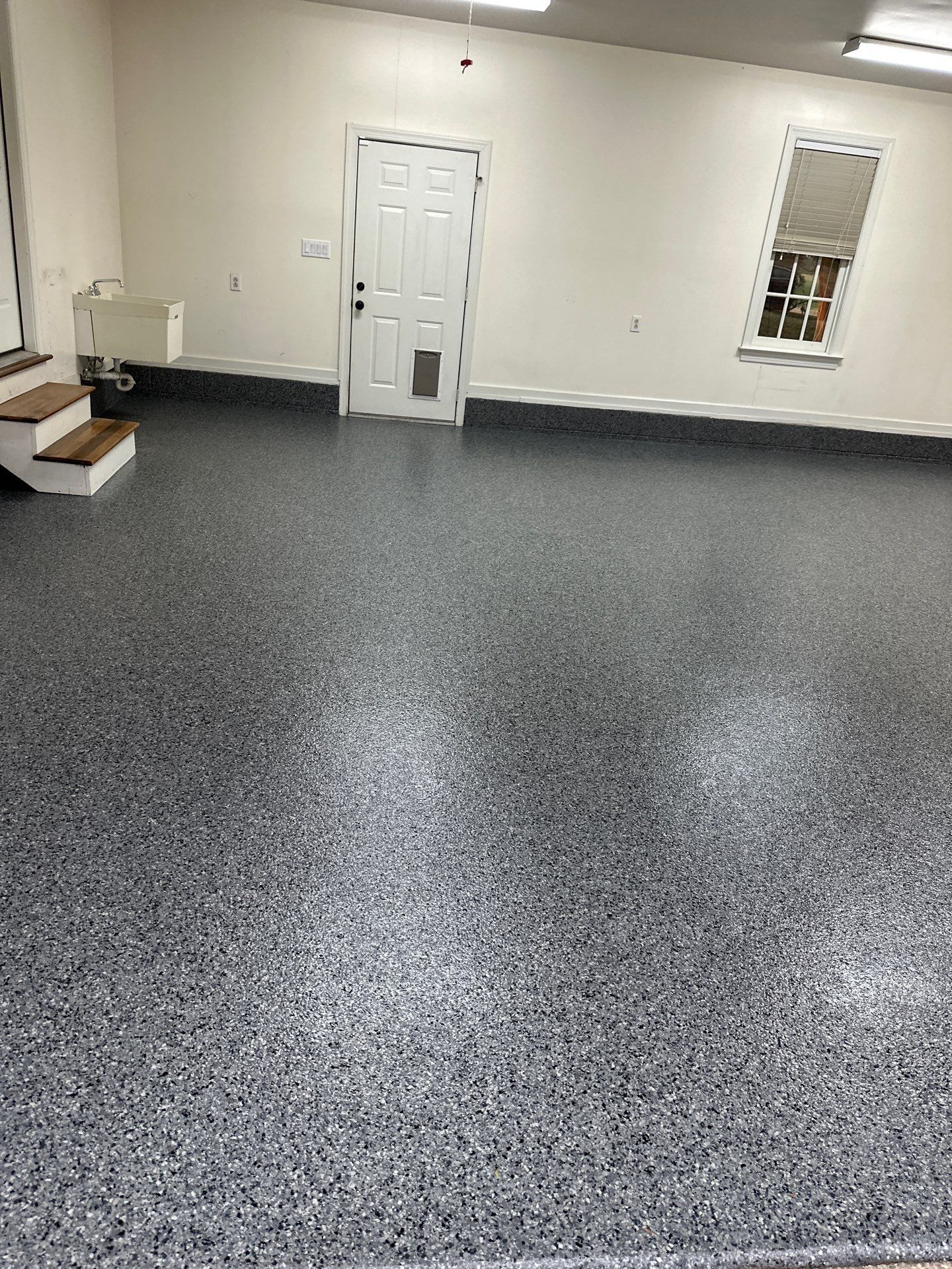 Garage Floor Coating using Nightfall by My Garage Floor Guys