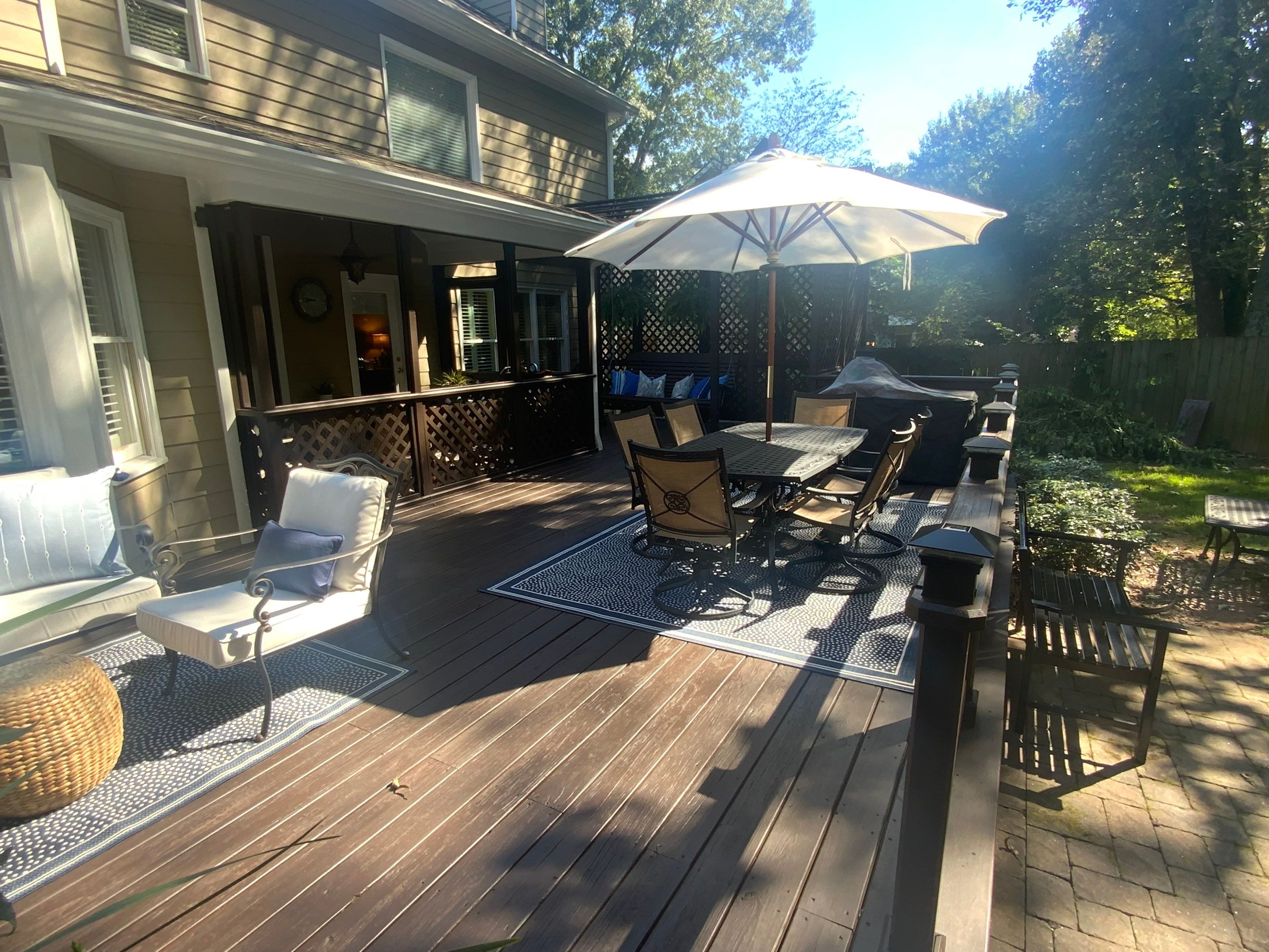 Comprehensive Deck and Screened Porch Staining in Marietta by Swift Home Renovations