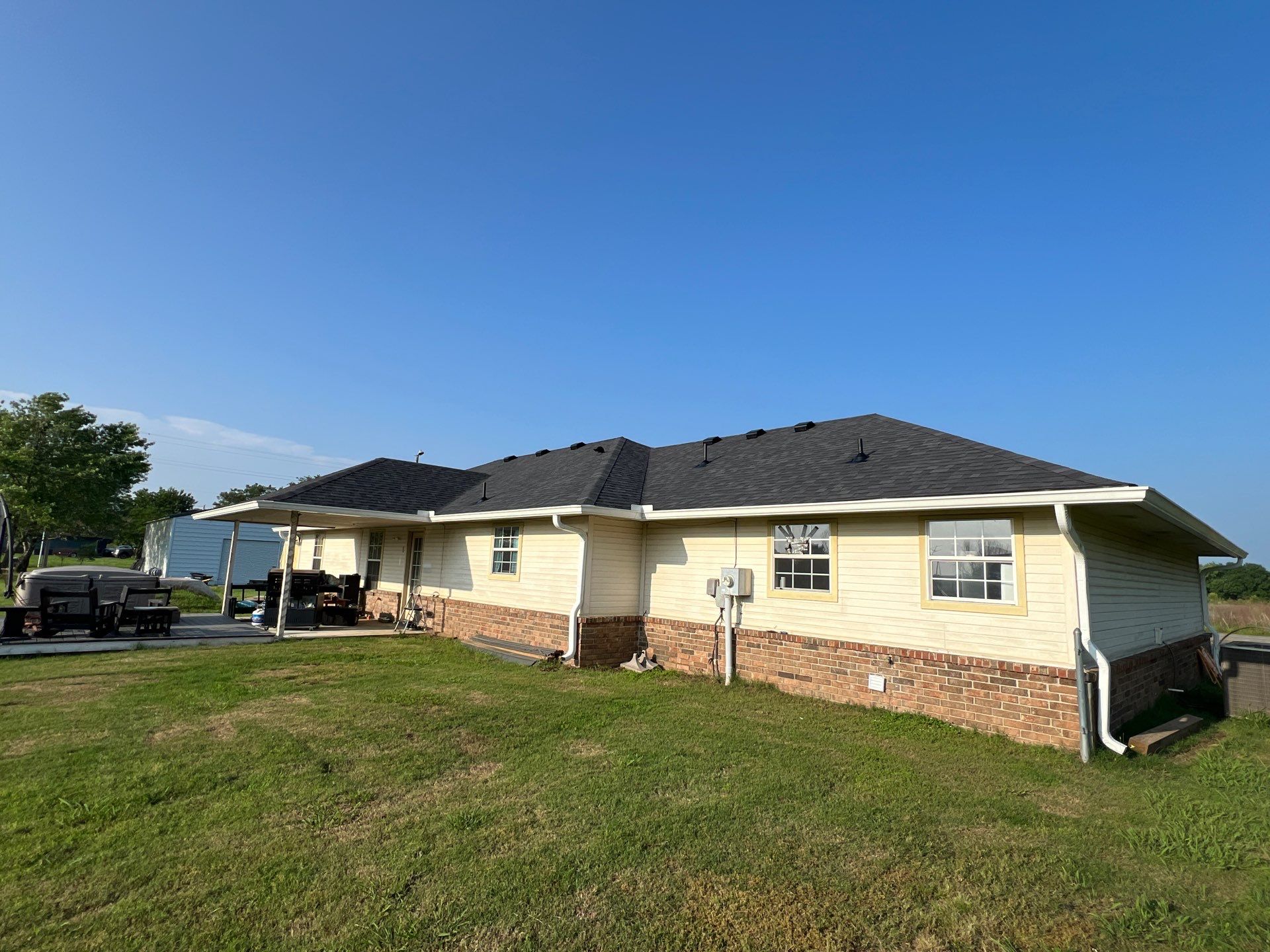 Roof replacement in Panama, OK by In & Out Construction & Remodeling, LLC