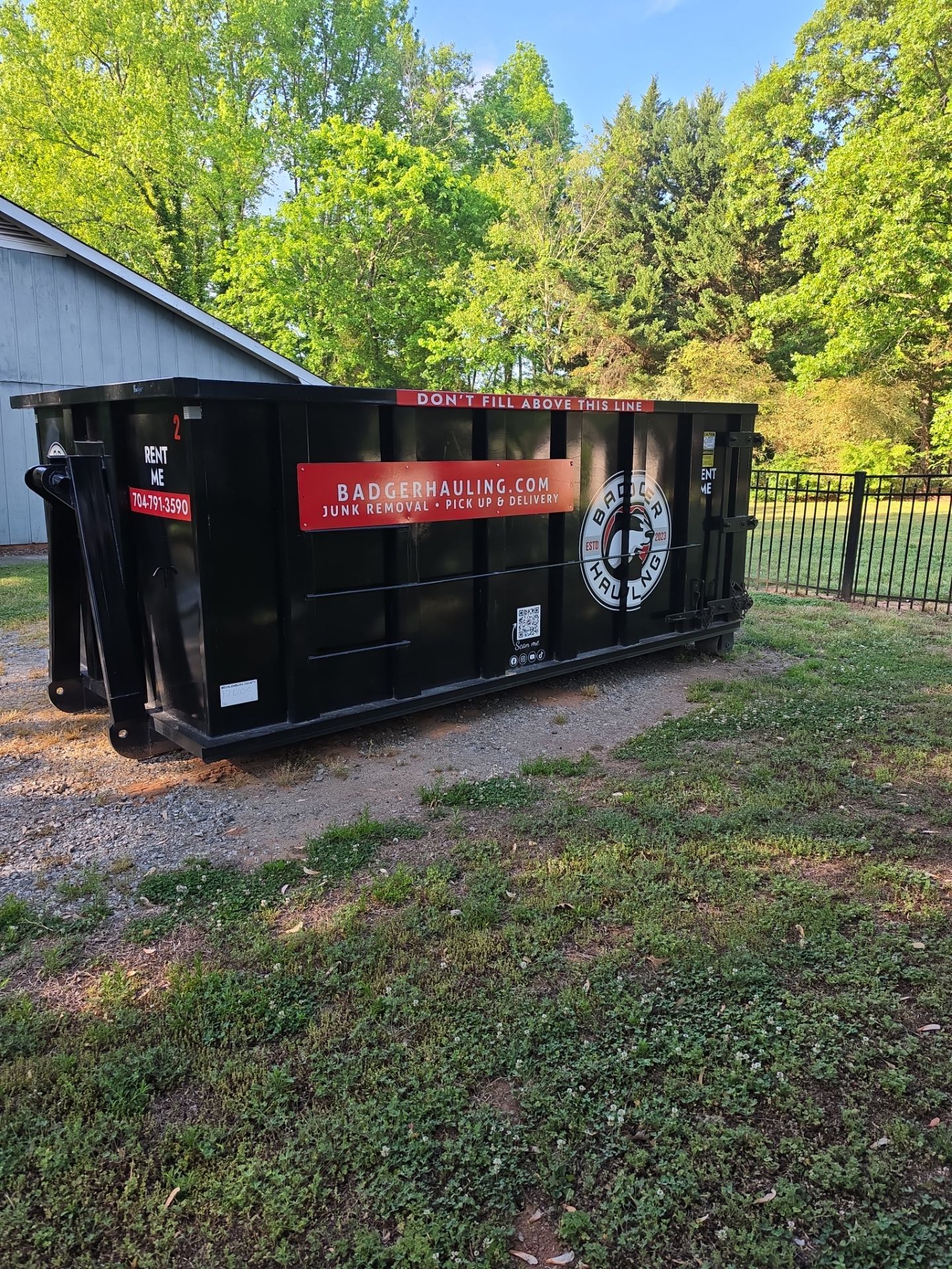 Dumpster Rental in Mint Hill by Badger Hauling