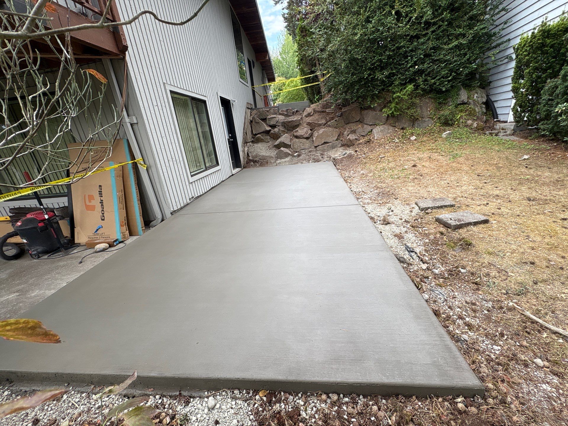Backyard Concrete Patch Repair | Seattle  by Jireh Asphalt & Concrete Inc 