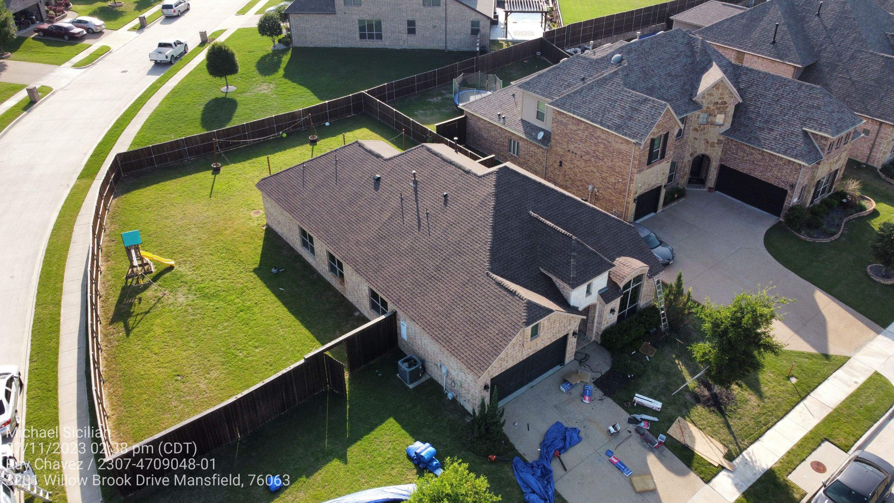 Project in Mansfield by Zeus Exteriors