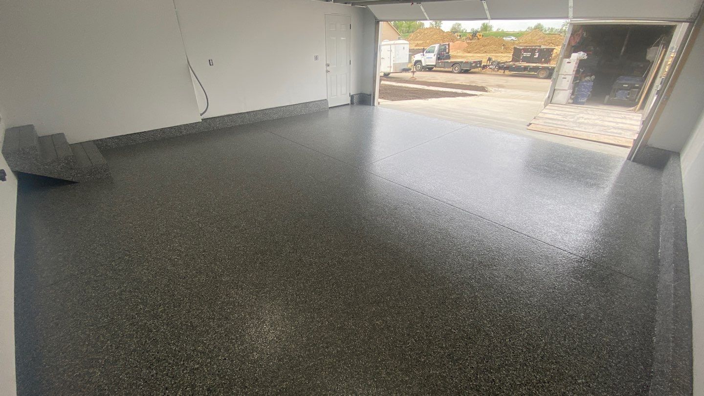 Garage using Smoke by Select Painting, Coatings & Garage Cabinets