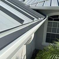 24ga 1.5" Mechanical Seam Buckskin  by Total Roofing System The Metal Roof Experts