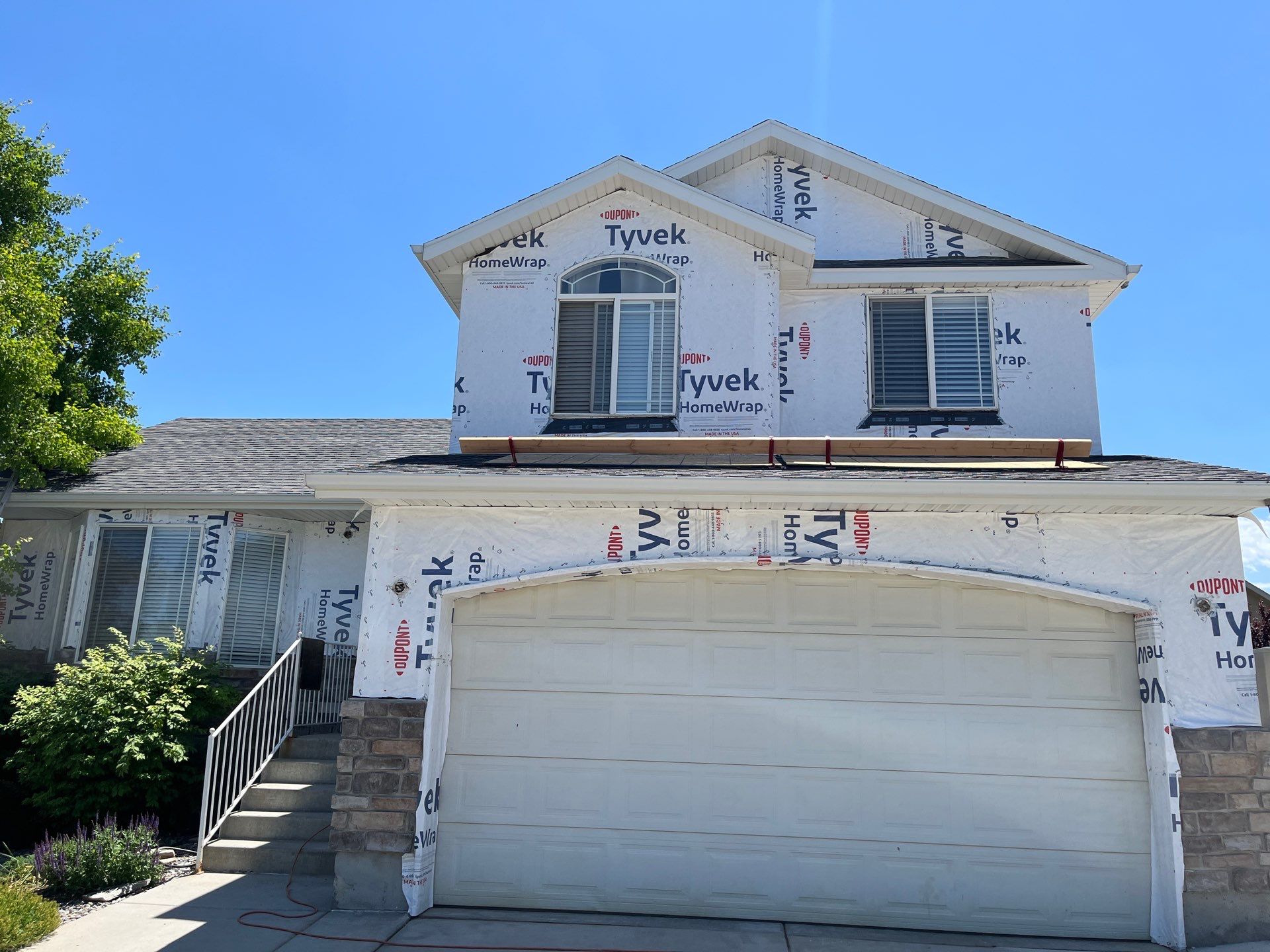 Salt Lake City Area | Stucco to Hardie Conversion | Mixed Profiles & Arctic White by Ideal Siding Utah