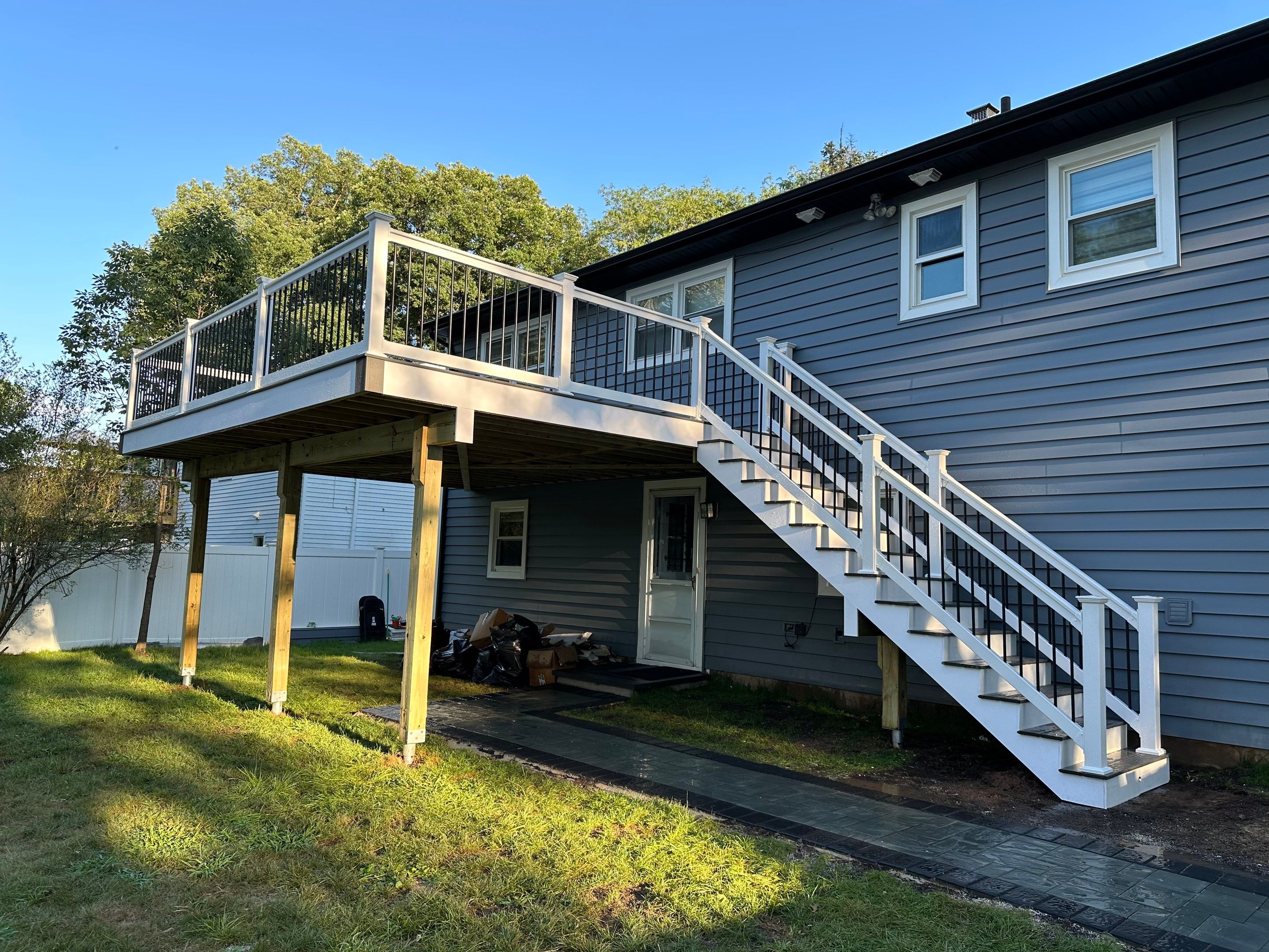 New deck in Westwood NJ by deck guardian