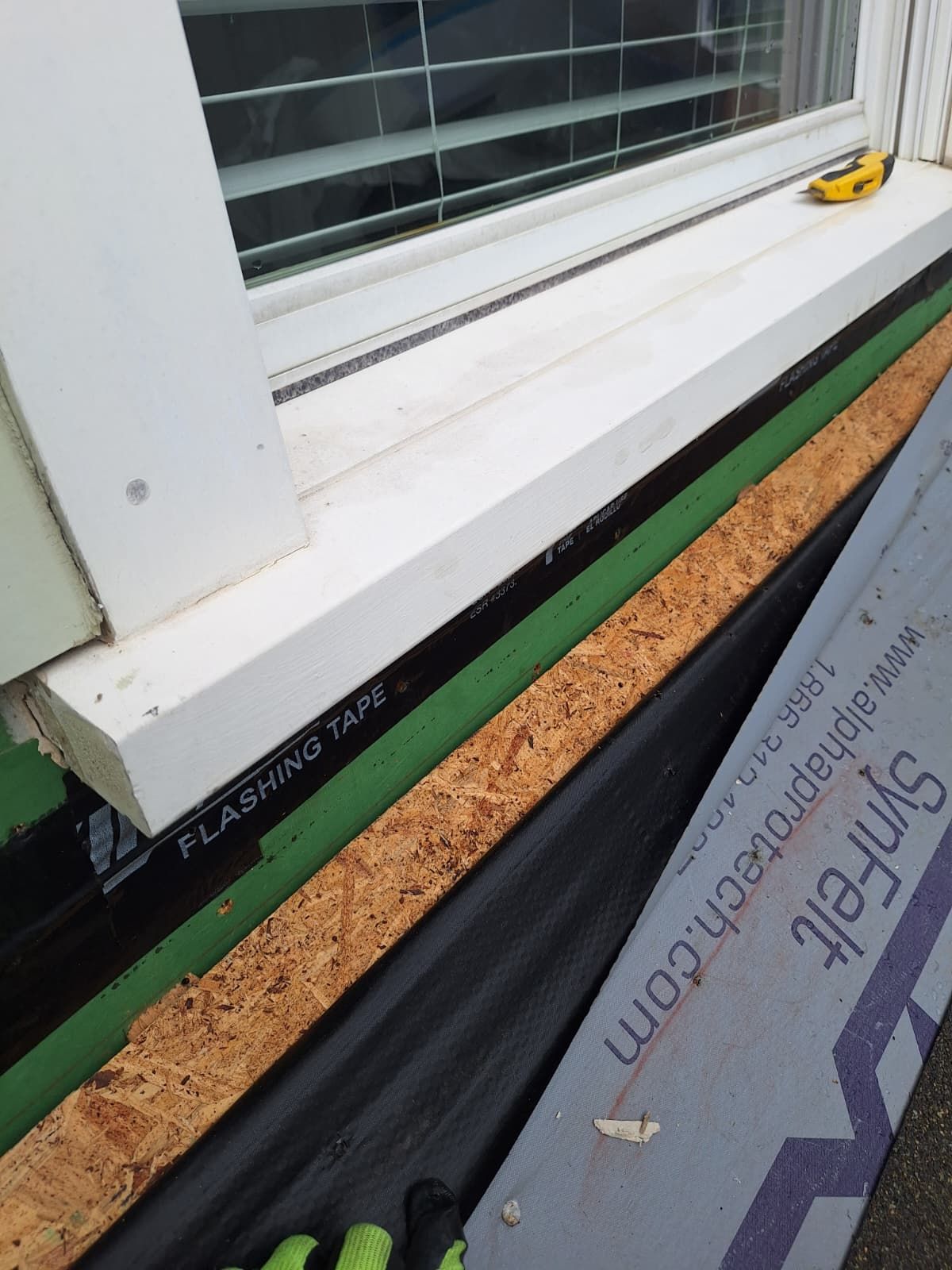 Flashing and siding repair by Indigo State Roofing