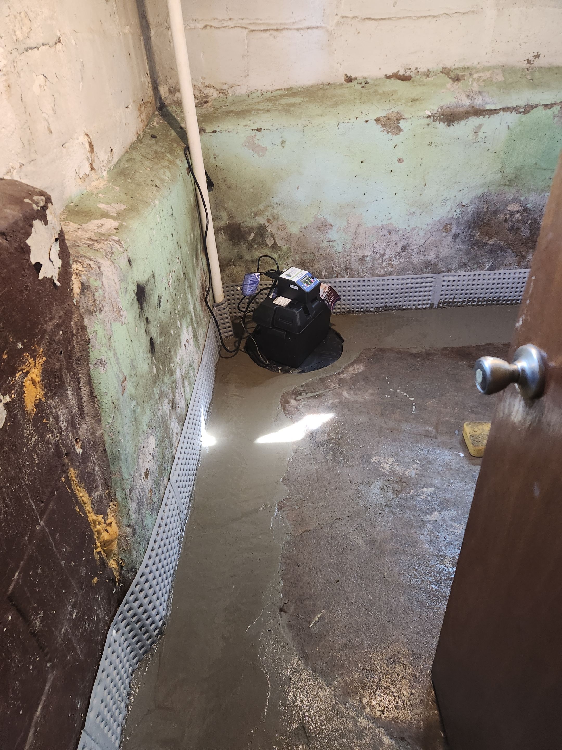 Interior French Drain West Orange NJ by Pure Service Pro, LLC 