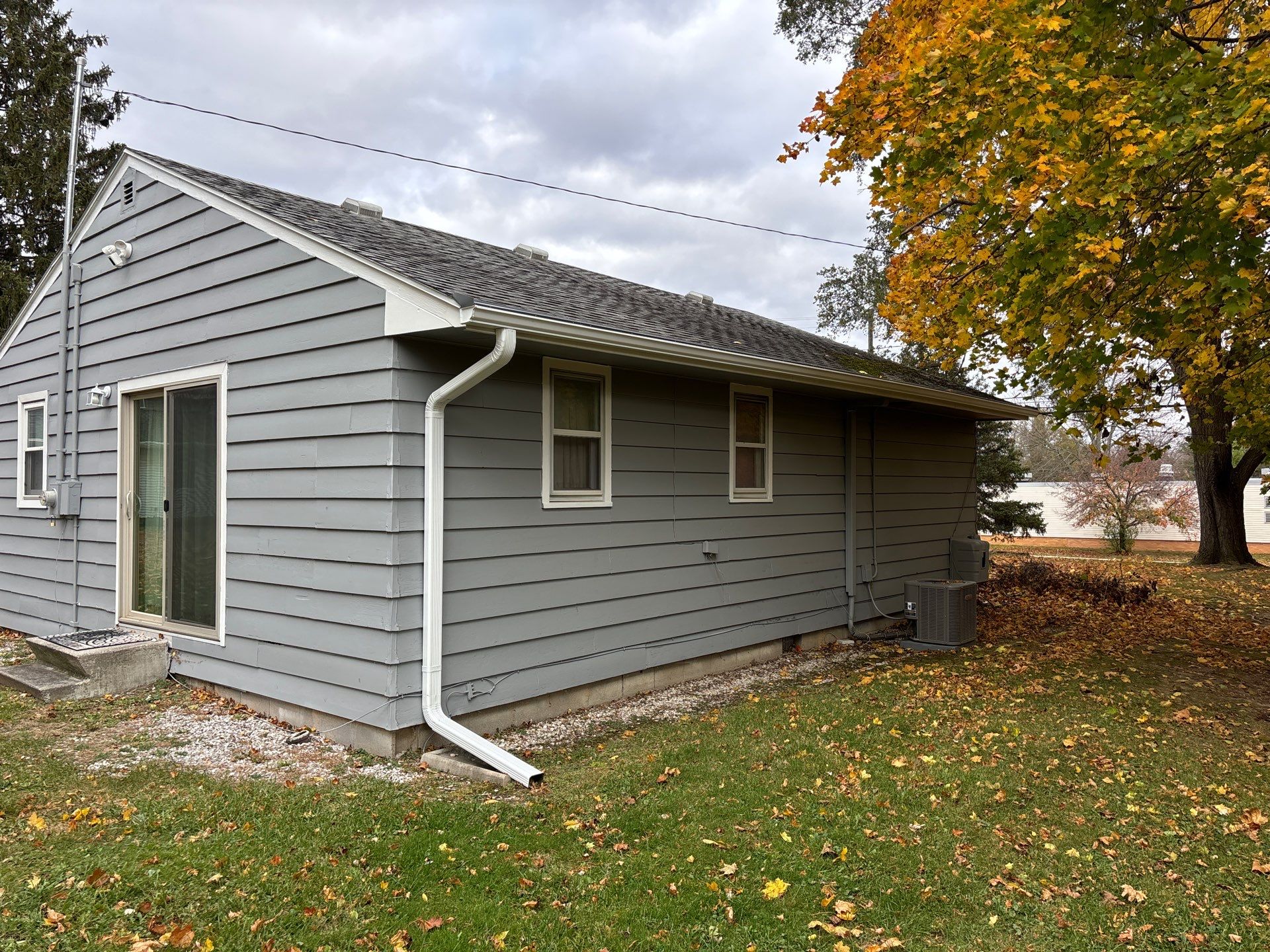 Gutter Installation using Seamless Gutters- Aluminum with Gutter Protection by Acme Exteriors