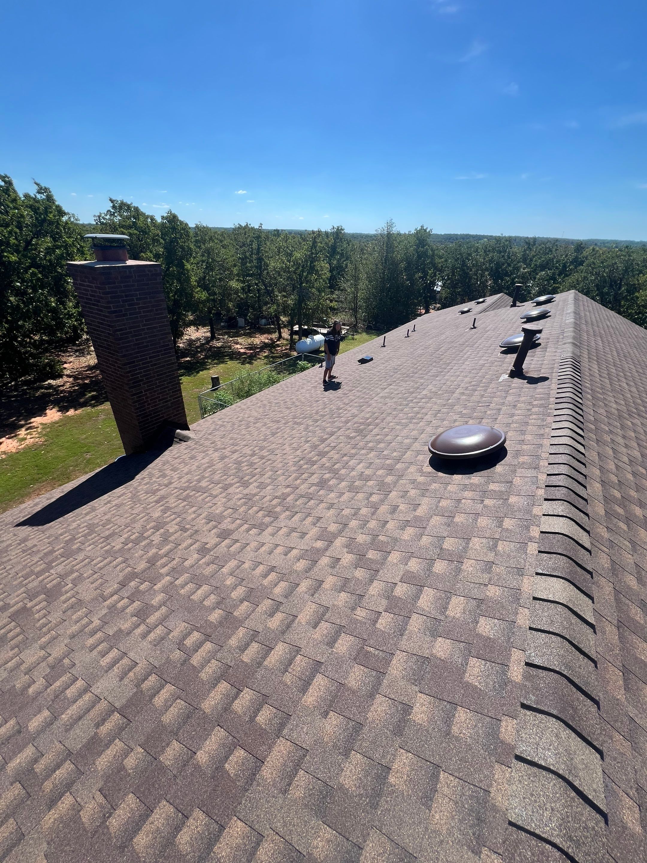 roof replacement in Luther by McCann's Roofing and Construction