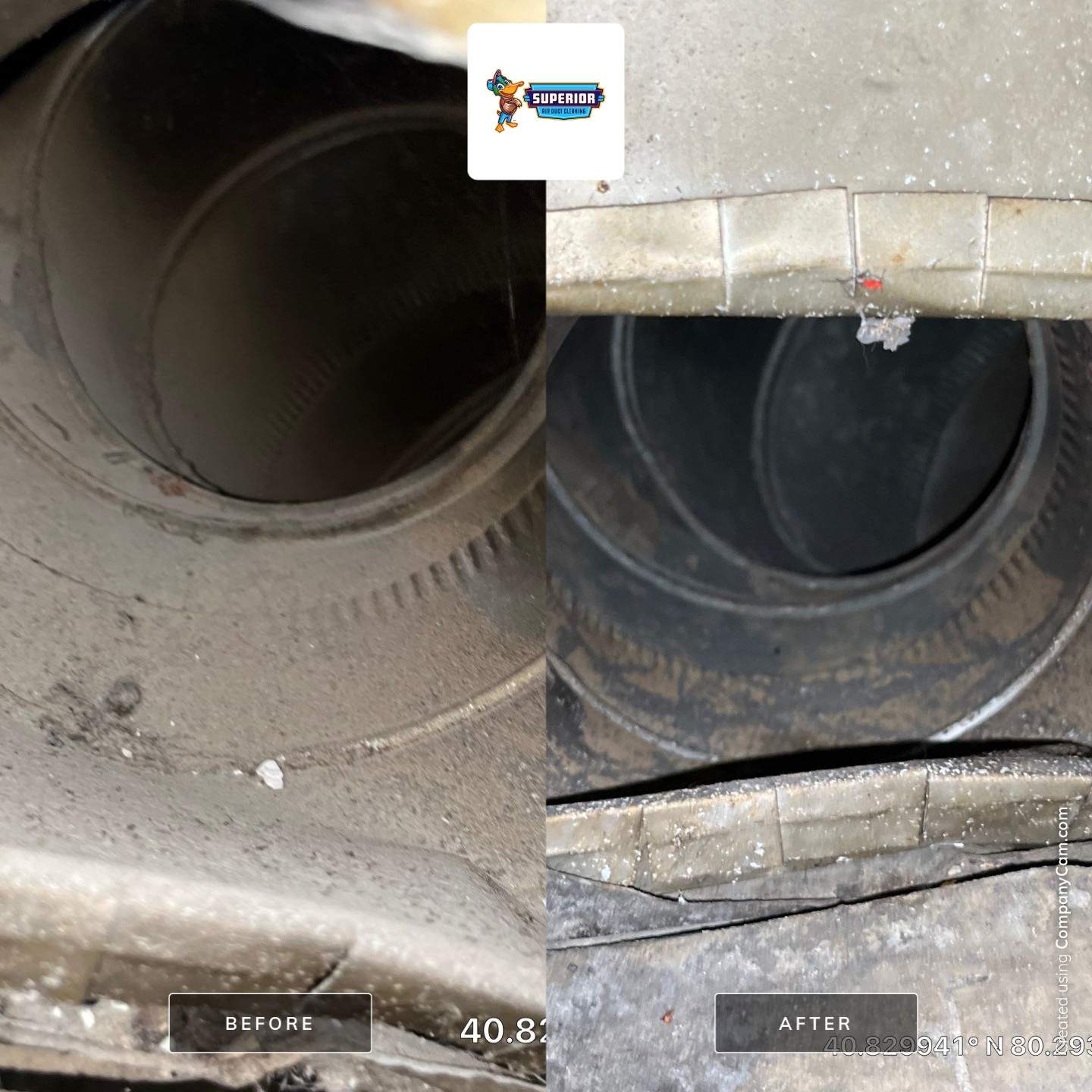 Air Duct Cleaning With a Vacuum Truck in Ellwood City, PA by Superior Air Duct Cleaning