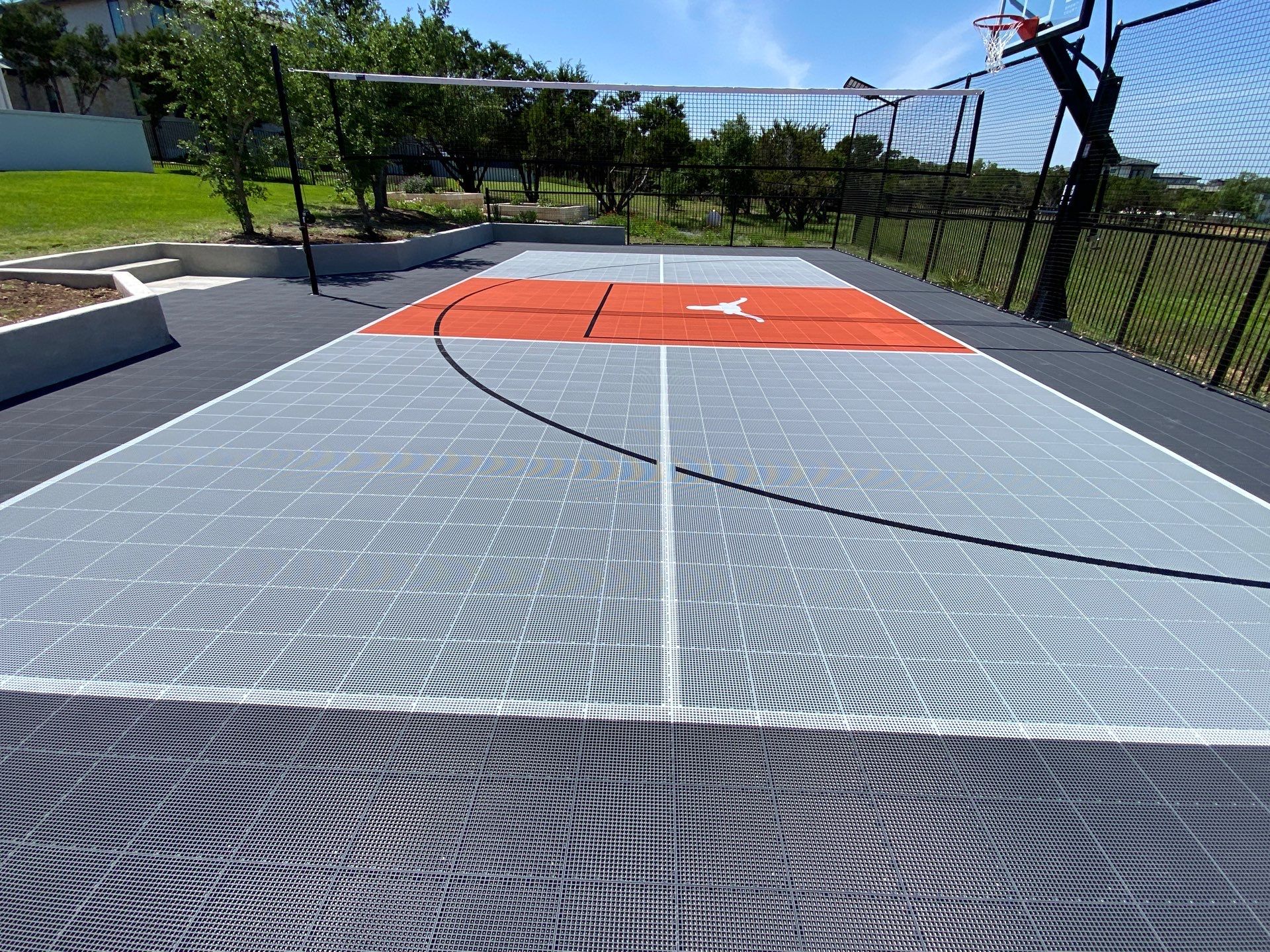 Custom Gamecourt in South Austin by Sport Court Austin