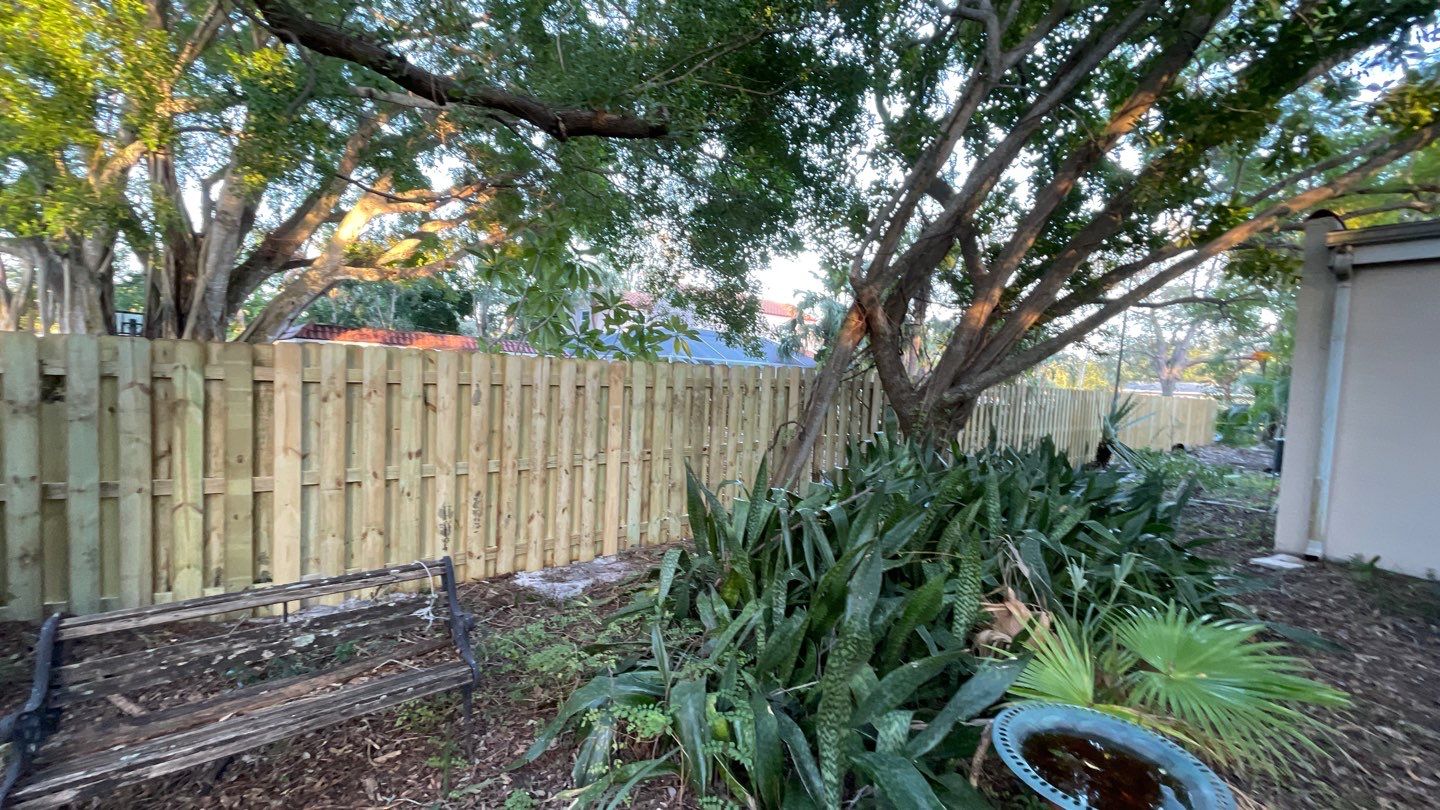Wood Fence Installation using Shadowbox Wood Fence by Asap fence and gates, LLC